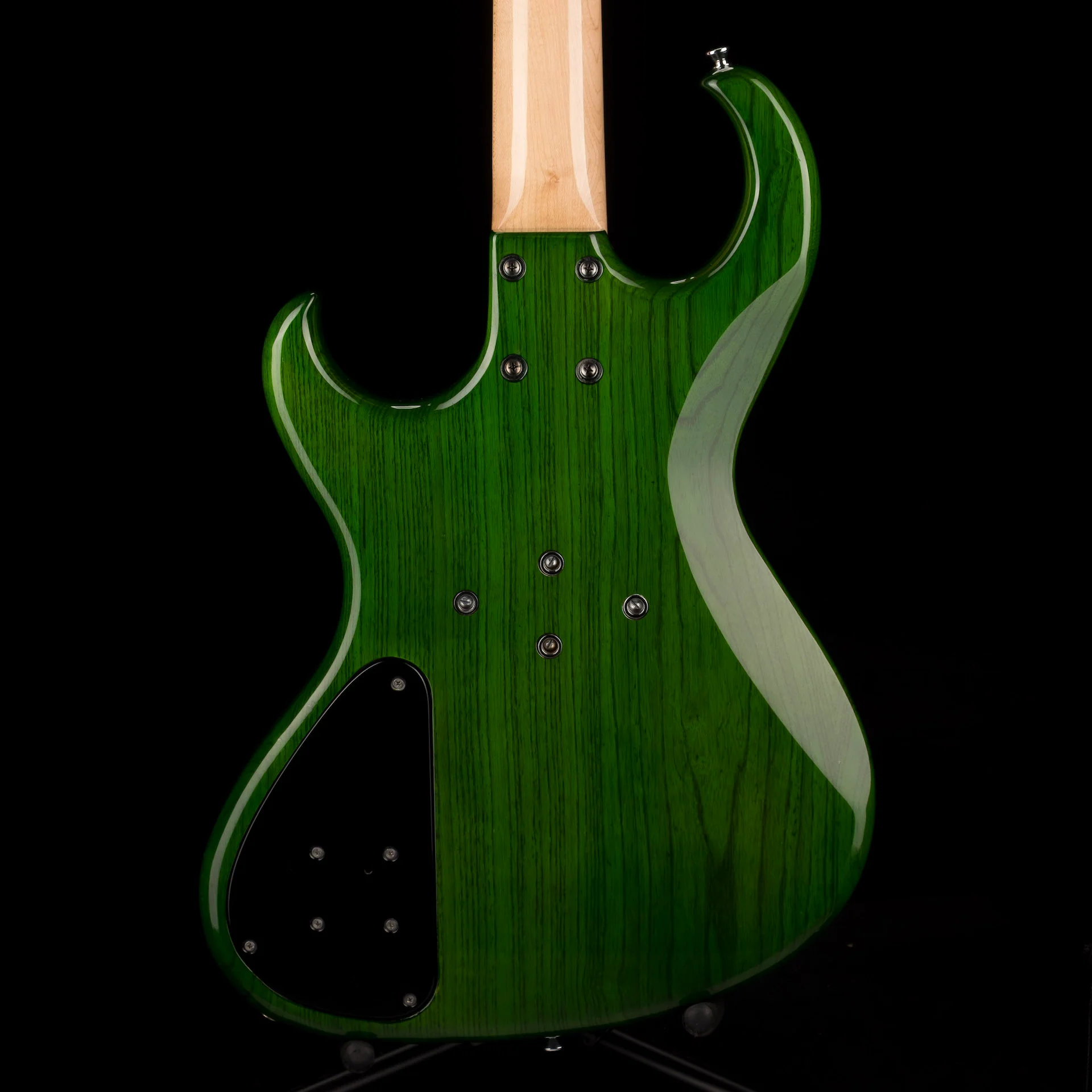 Pre Owned 1996 Rick Turner Prototype E-2 EL-434 PM Transparent Green Bass With OHSC - Image 13
