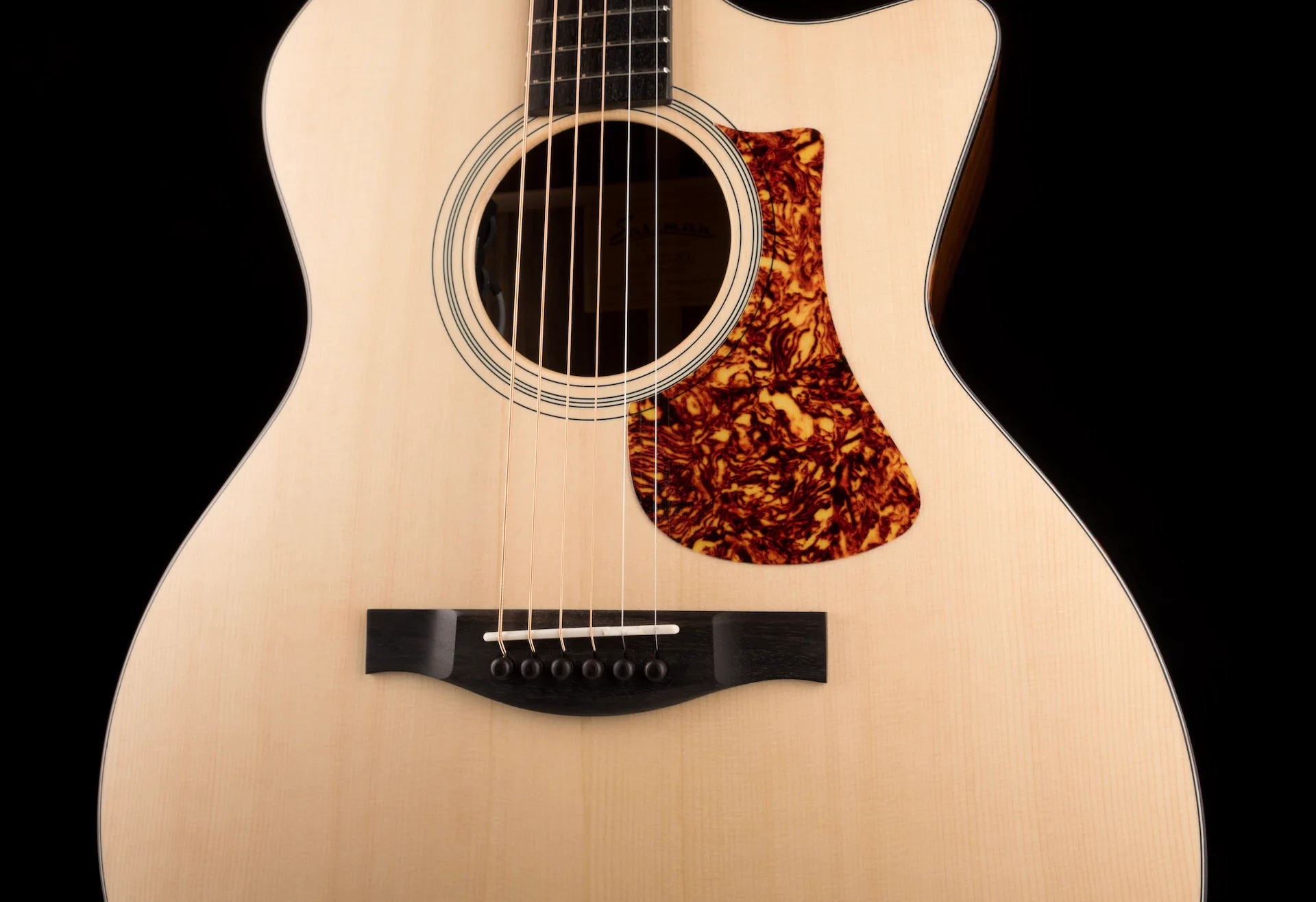 Pre Owned Eastman AC222CE Acoustic Guitar With Gig Bag - Image 6