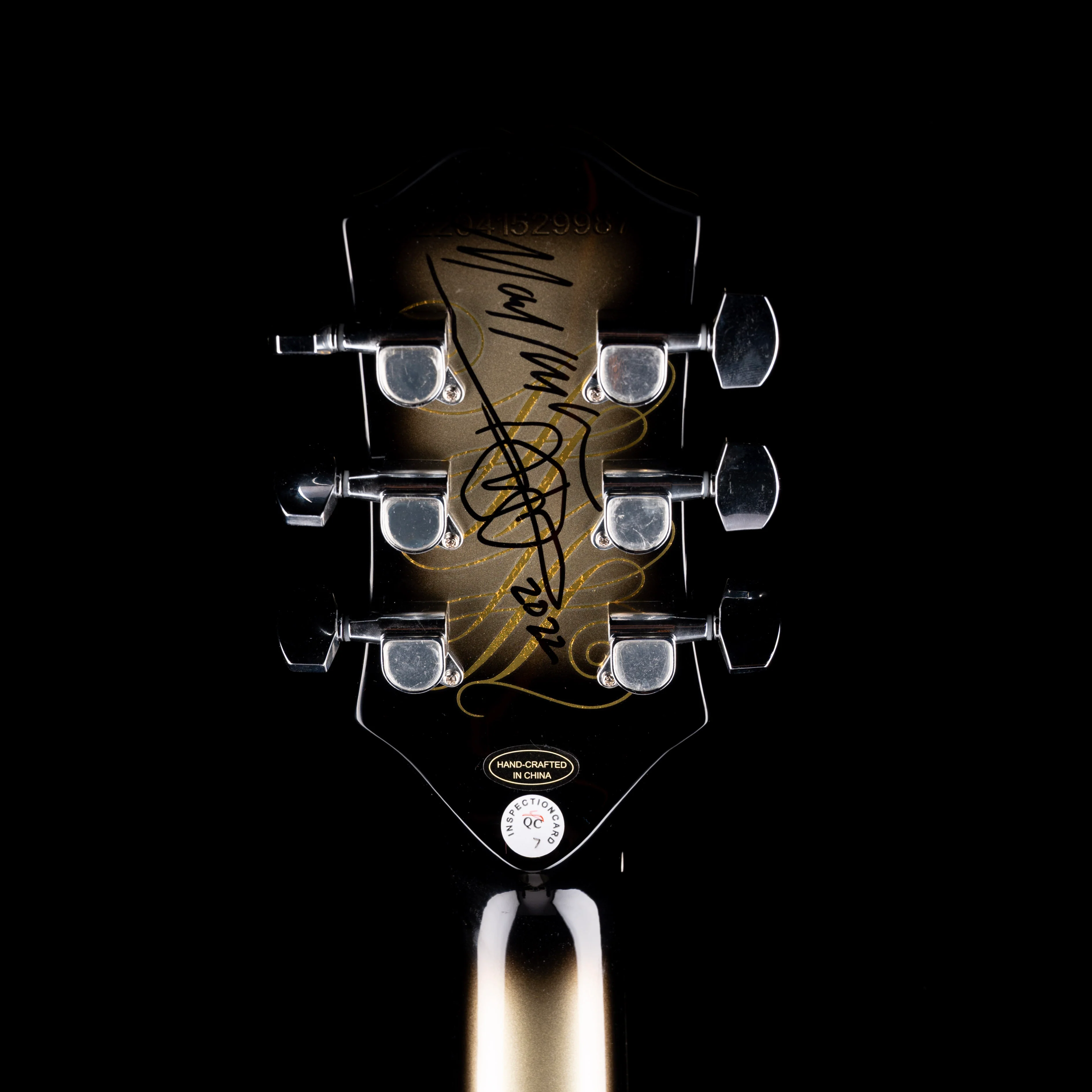 Pre Owned Epiphone Adam Jones Les Paul Custom Art Collection: Mark Ryden's "Queen Bee" Electric Guitar Antique Silverburst With OHSC - Image 13