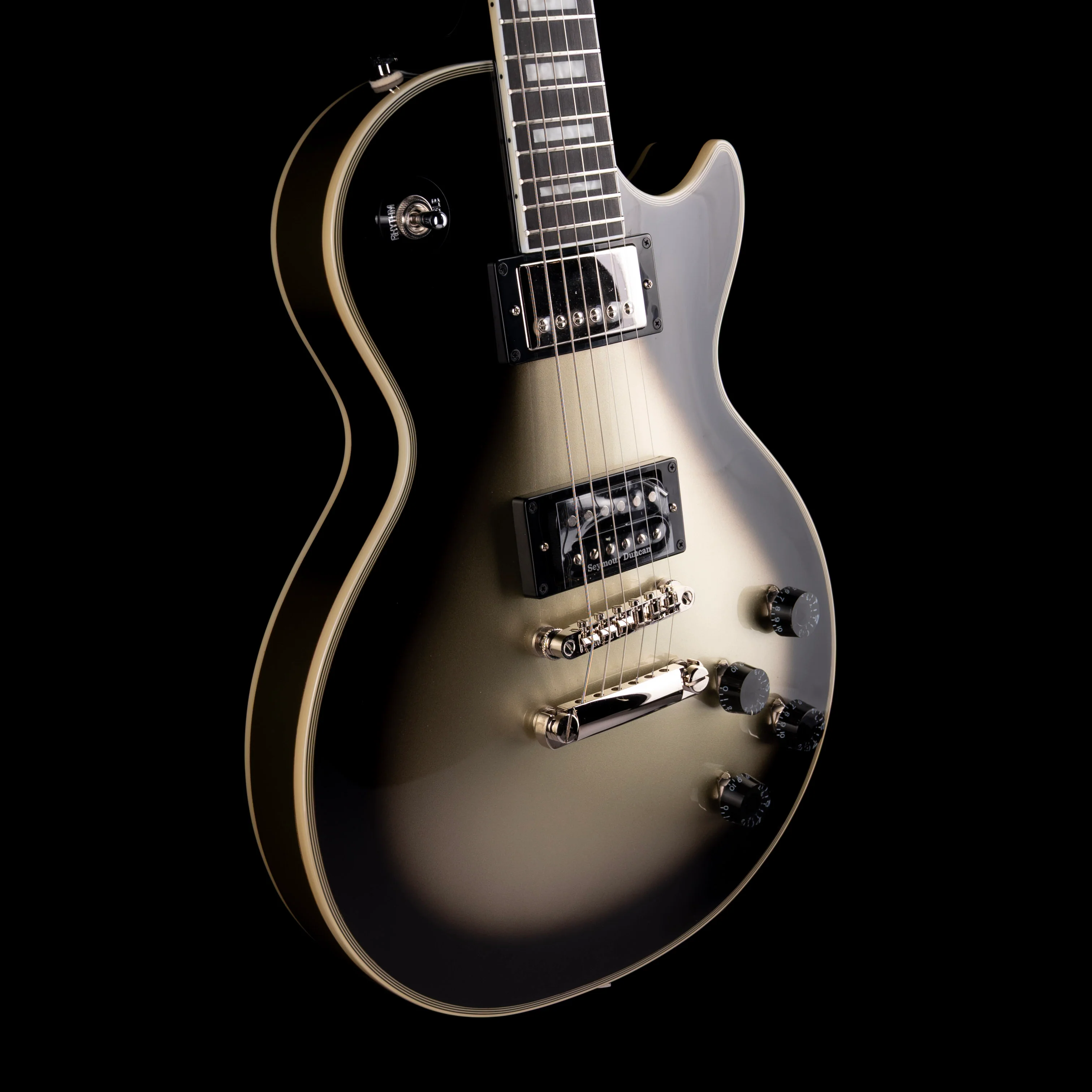 Pre Owned Epiphone Adam Jones Les Paul Custom Art Collection: Mark Ryden's "Queen Bee" Electric Guitar Antique Silverburst With OHSC - Image 6