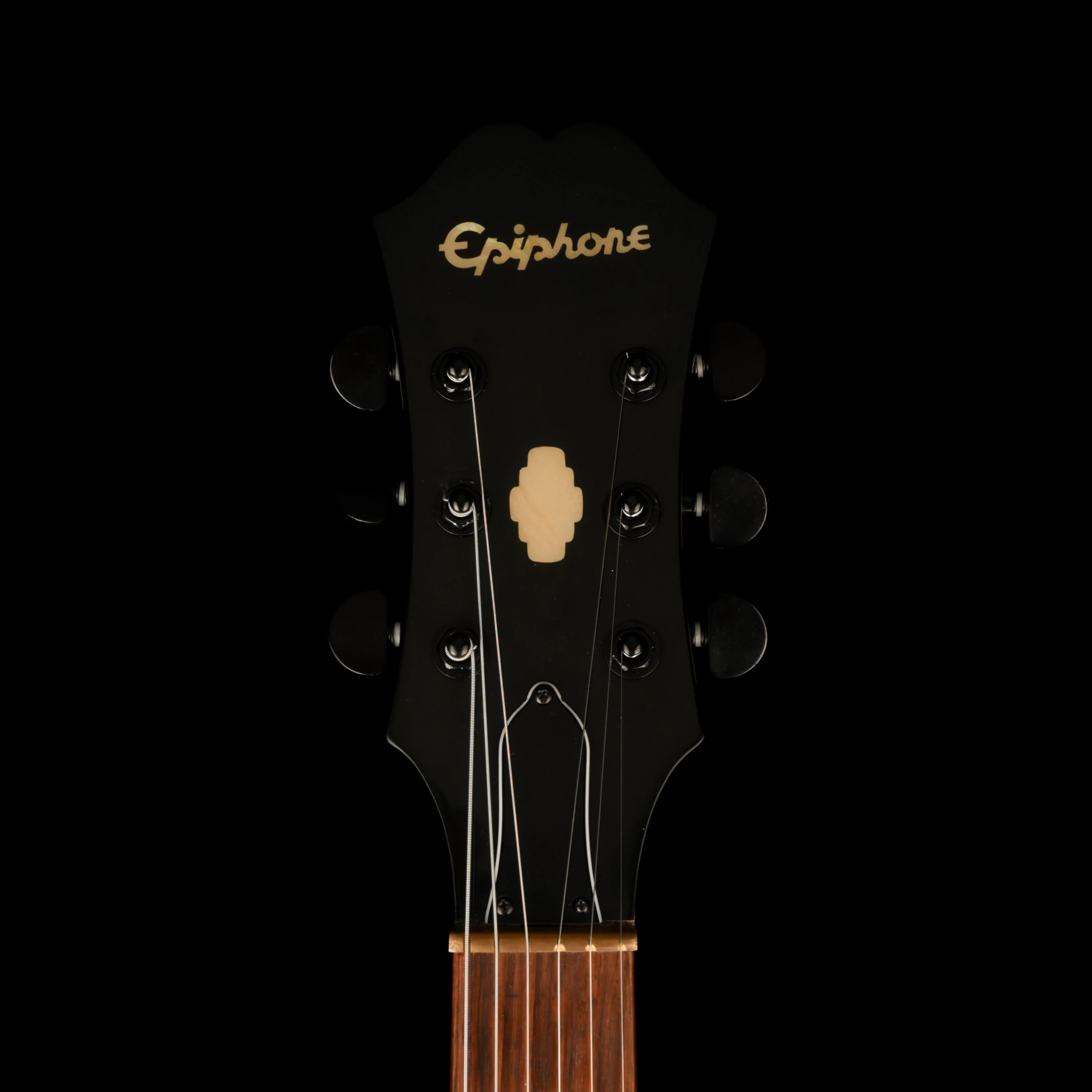 Pre Owned Epiphone Dot Ebony With Bigsby With Case - Image 8