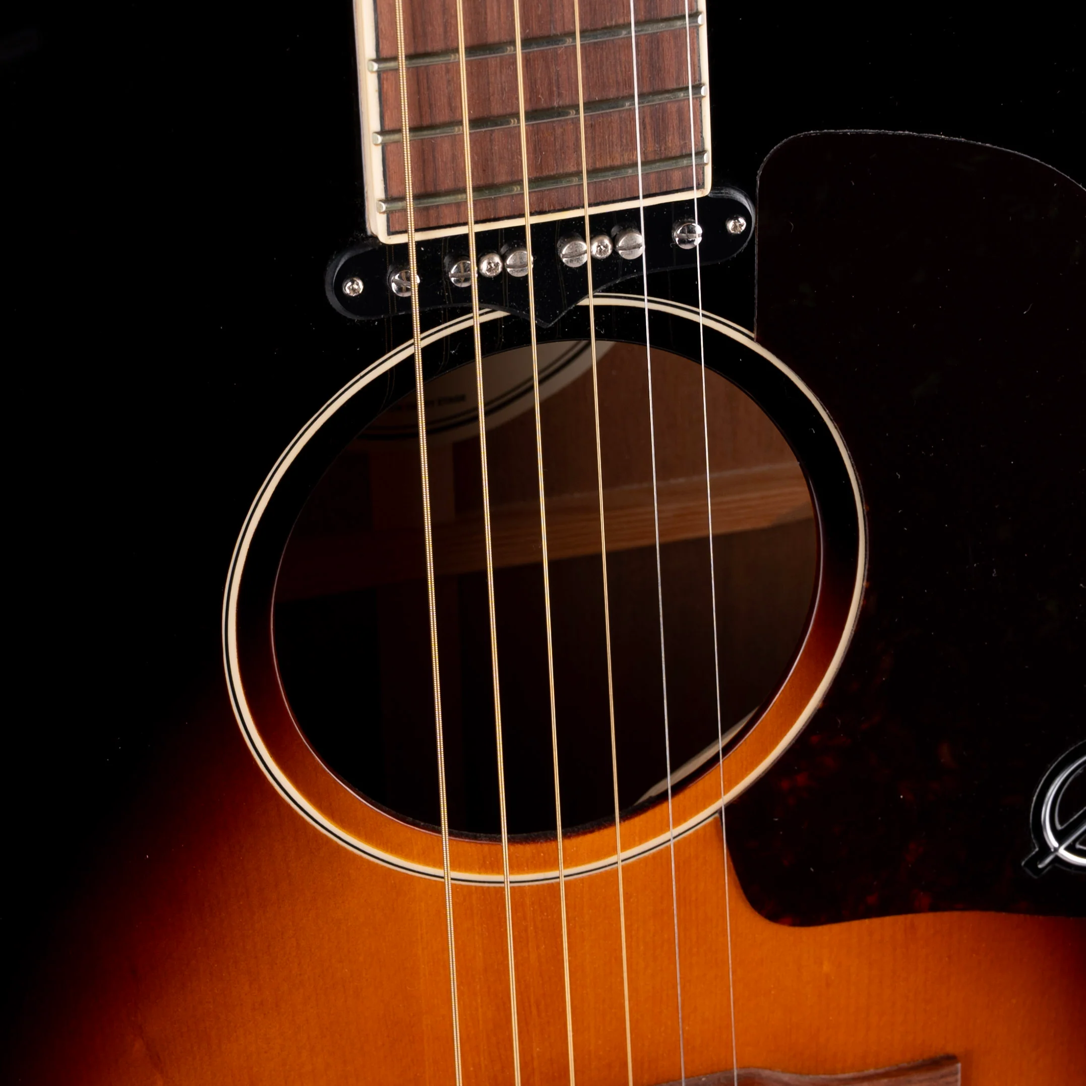 Pre Owned Epiphone EJ-160E Acoustic Electric Guitar With Gig Bag - Image 4