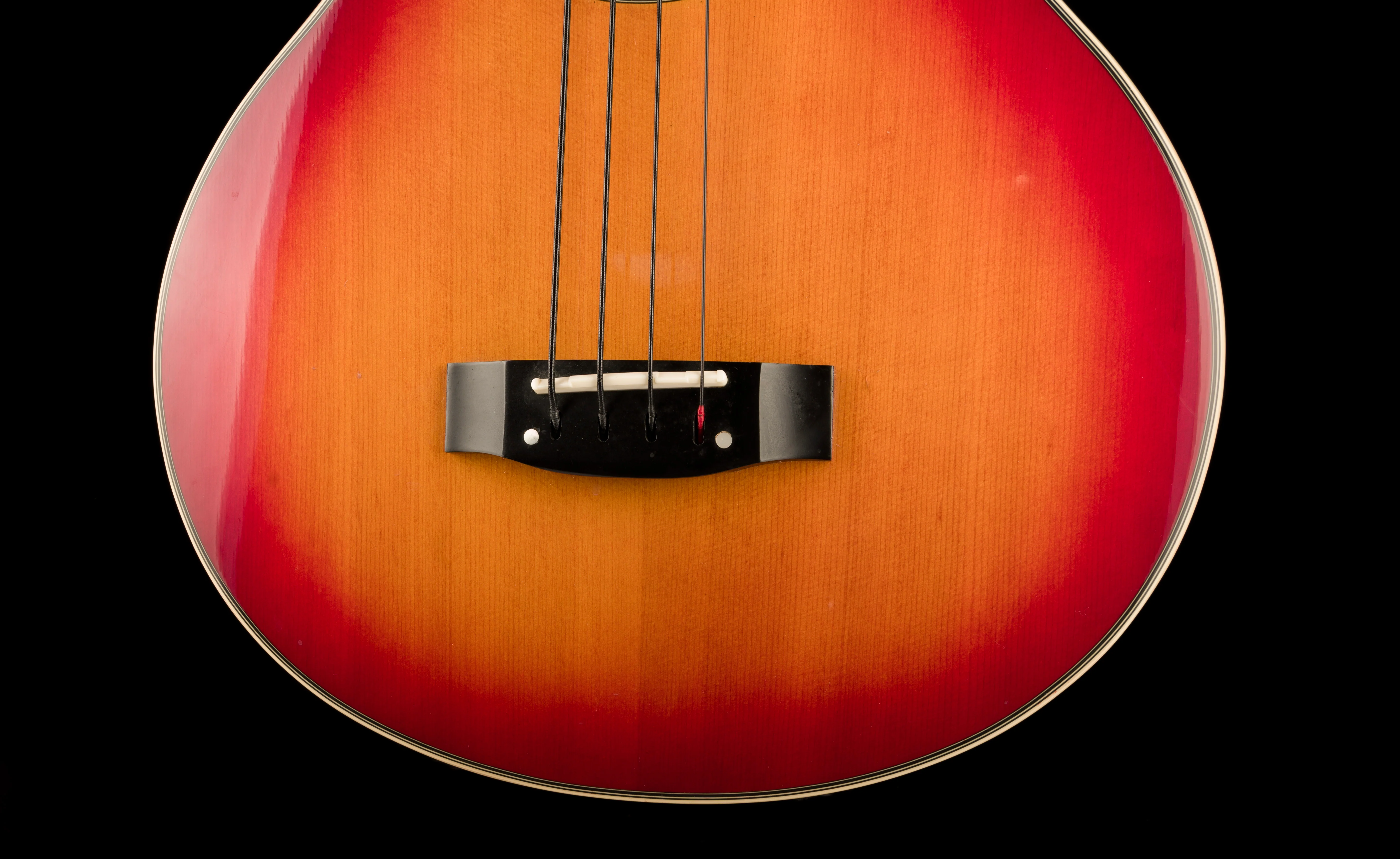 Pre Owned Epiphone El Capitan Acoustic Bass With OHSC - Image 3