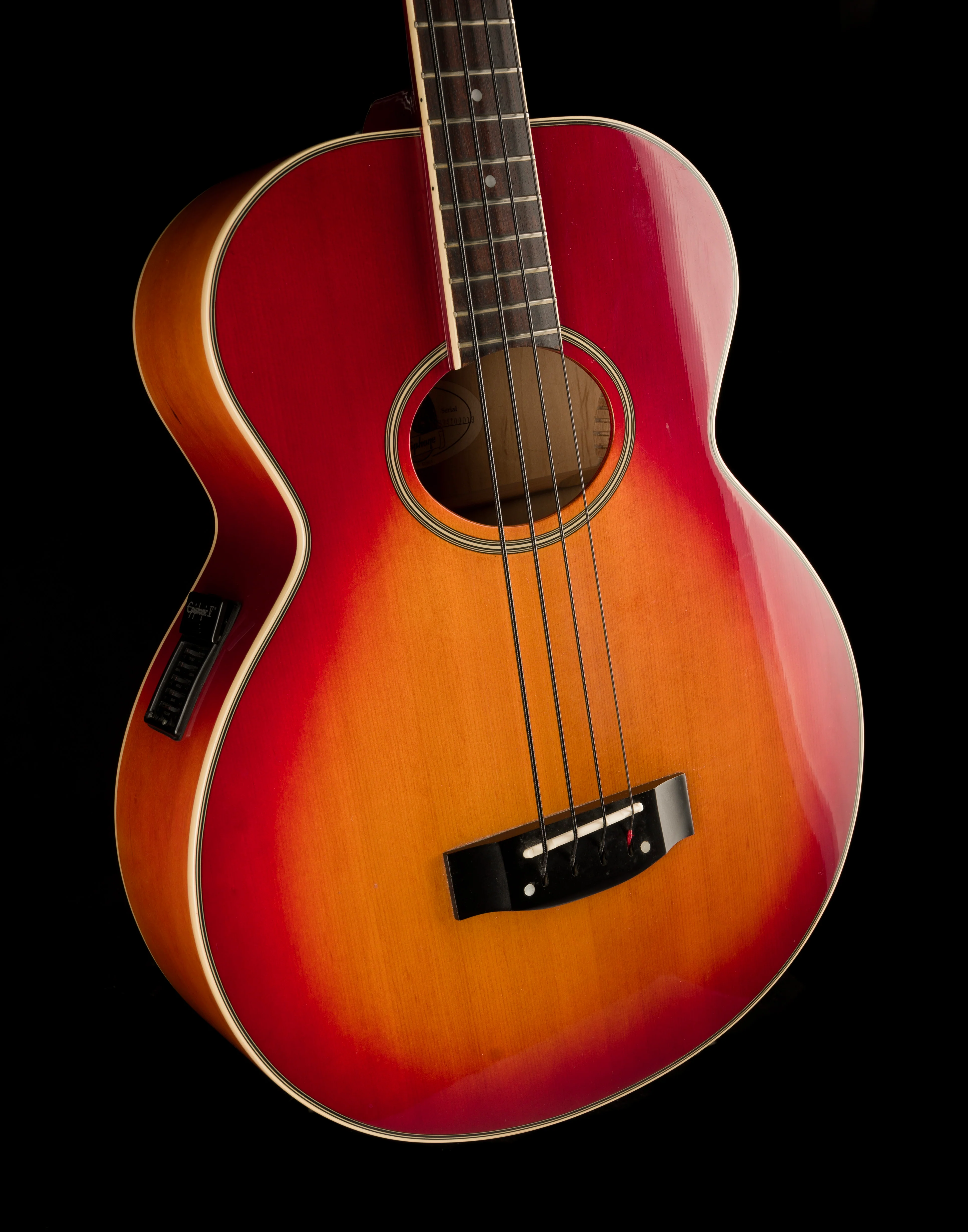 Pre Owned Epiphone El Capitan Acoustic Bass With OHSC - Image 6