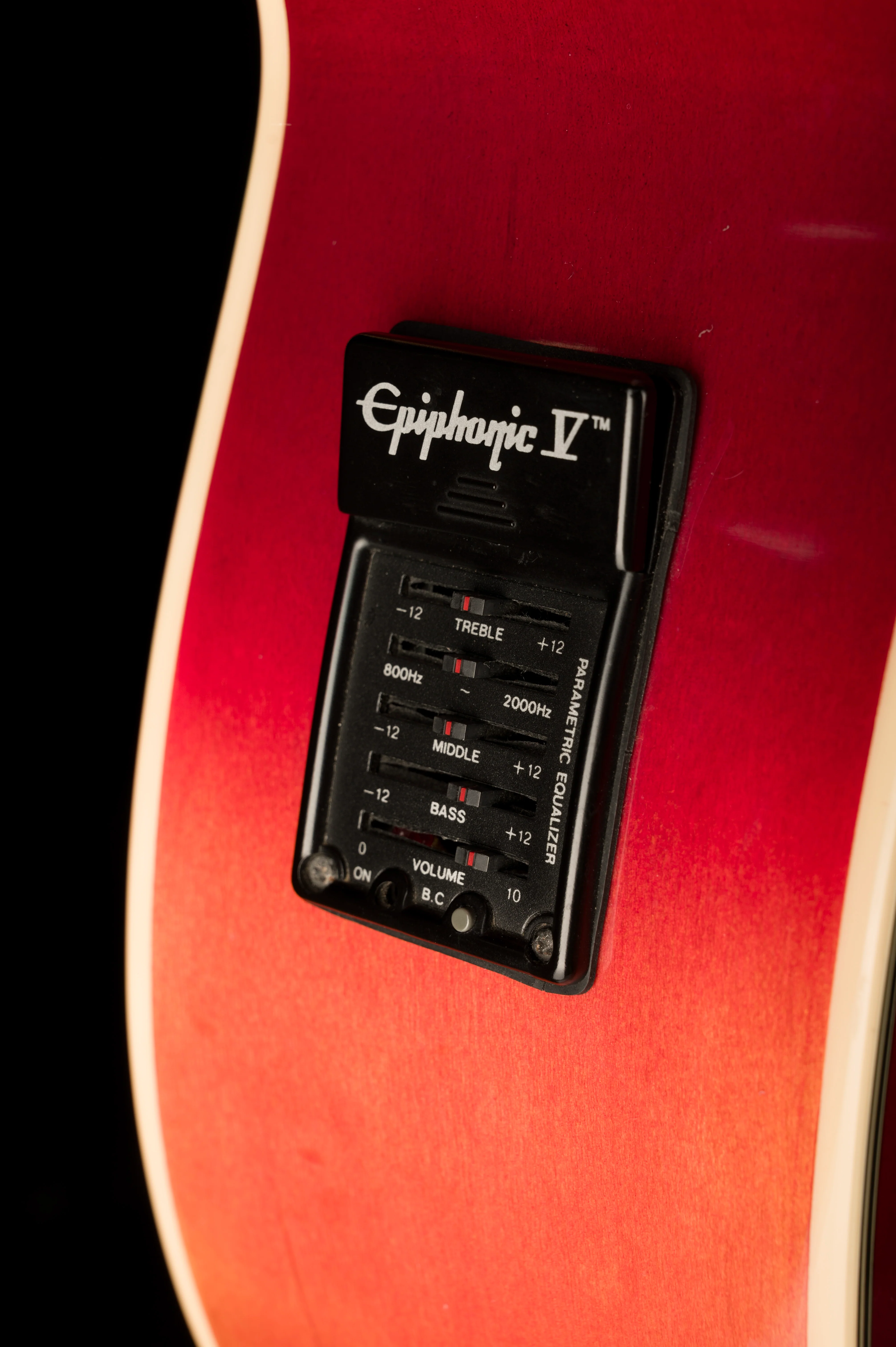 Pre Owned Epiphone El Capitan Acoustic Bass With OHSC - Image 8