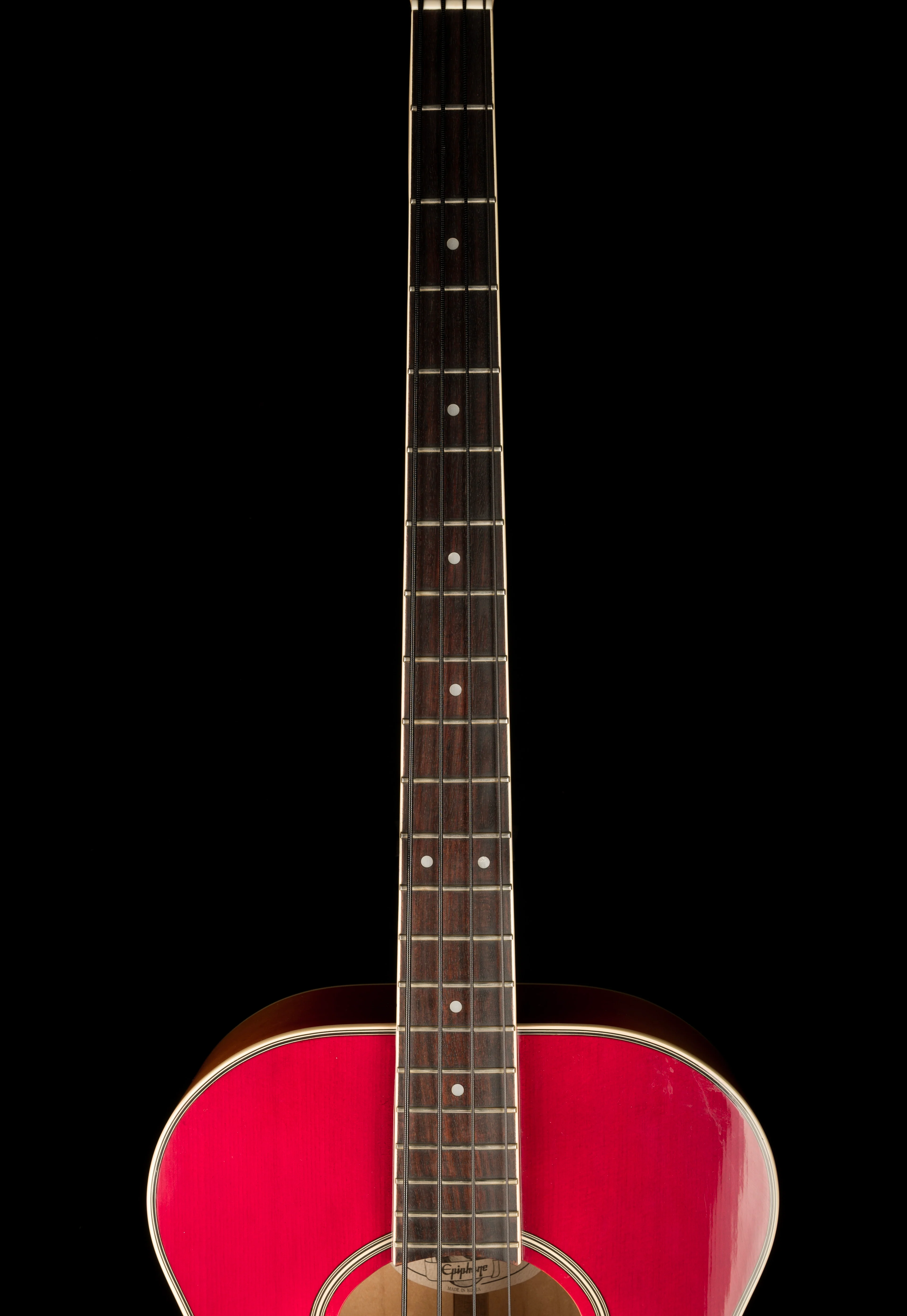 Pre Owned Epiphone El Capitan Acoustic Bass With OHSC - Image 9