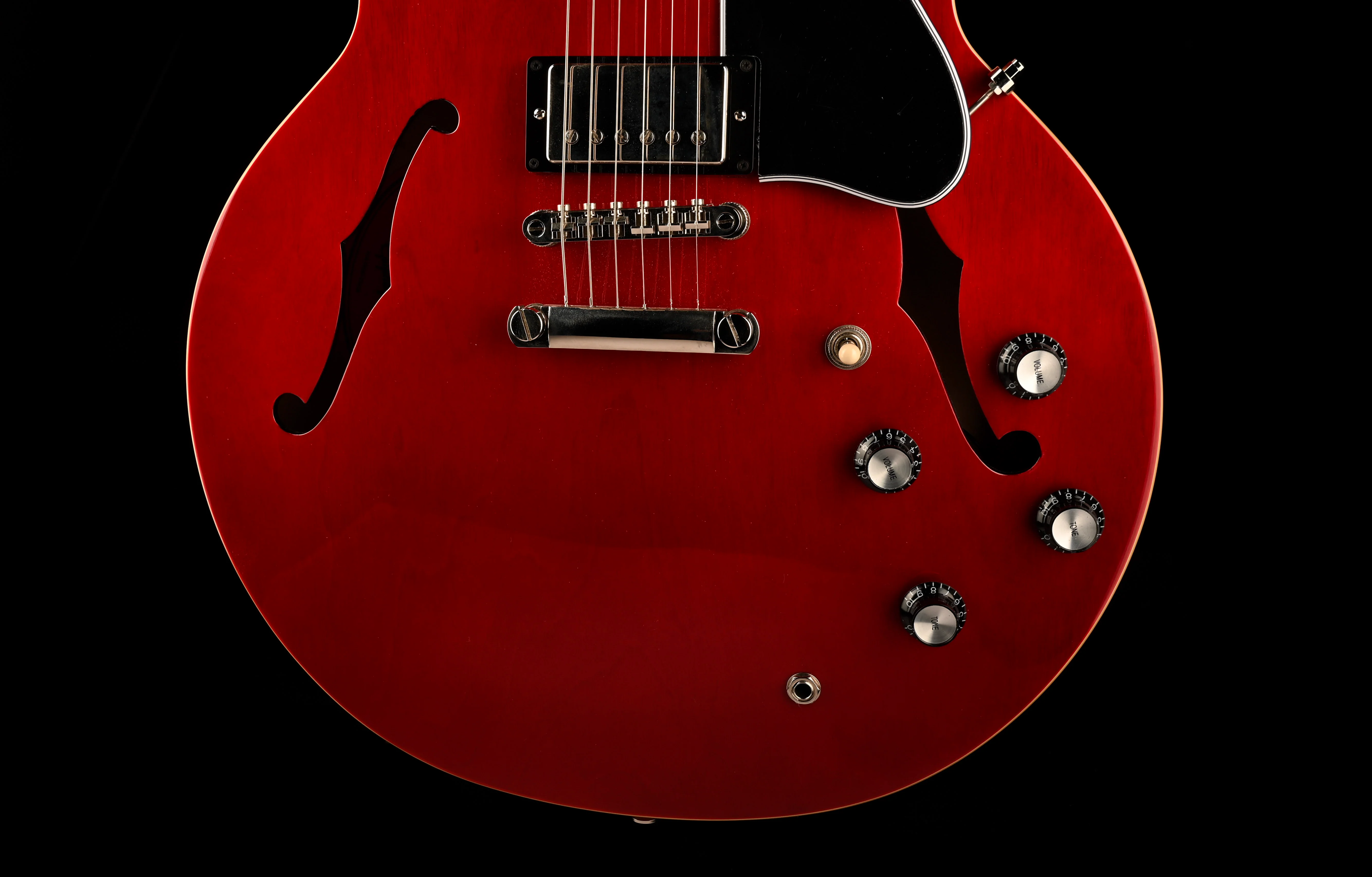Pre Owned Epiphone "Inspired by Gibson” ES-335 Cherry Red With Case - Image 5