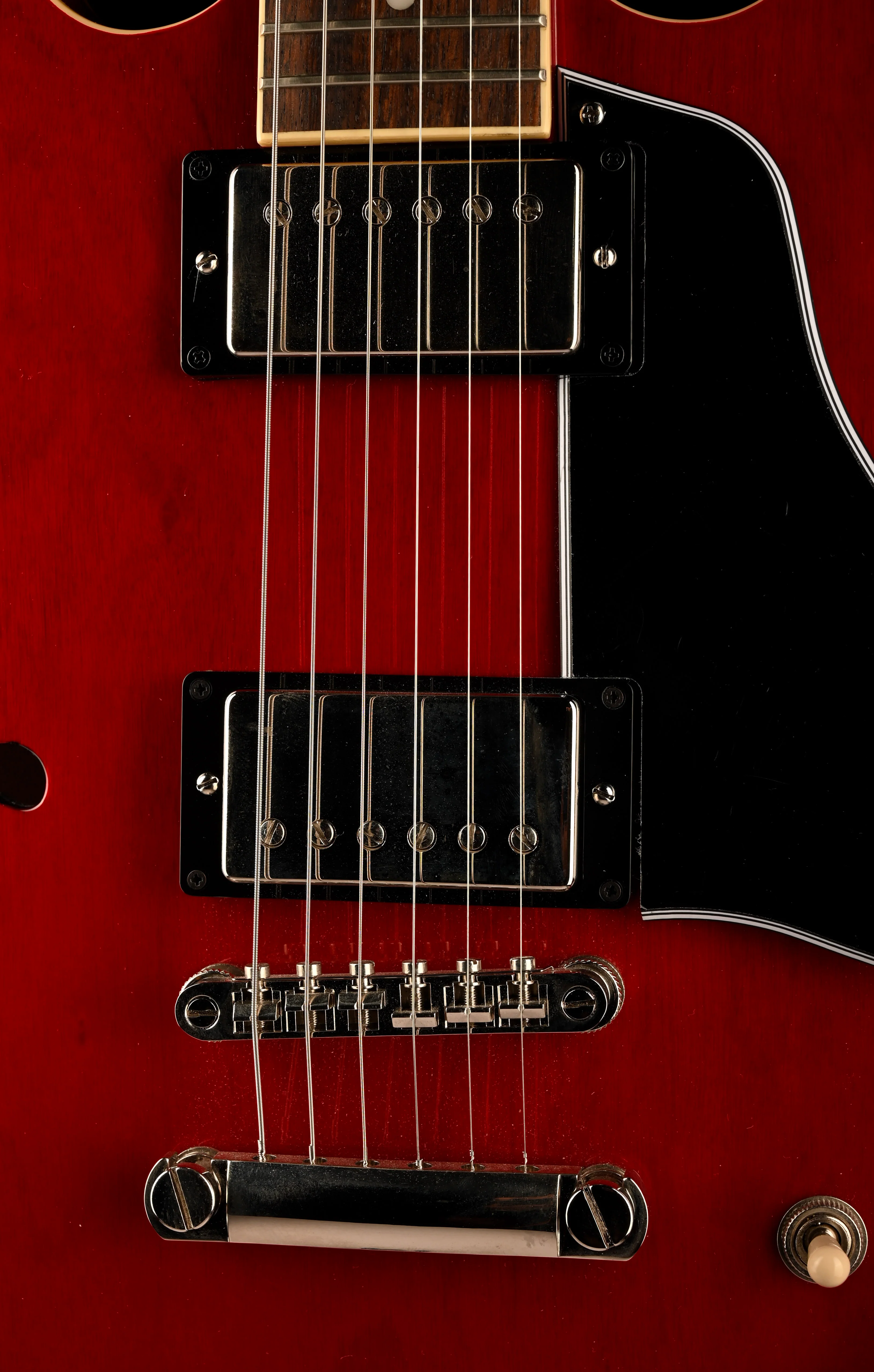 Pre Owned Epiphone "Inspired by Gibson” ES-335 Cherry Red With Case - Image 7