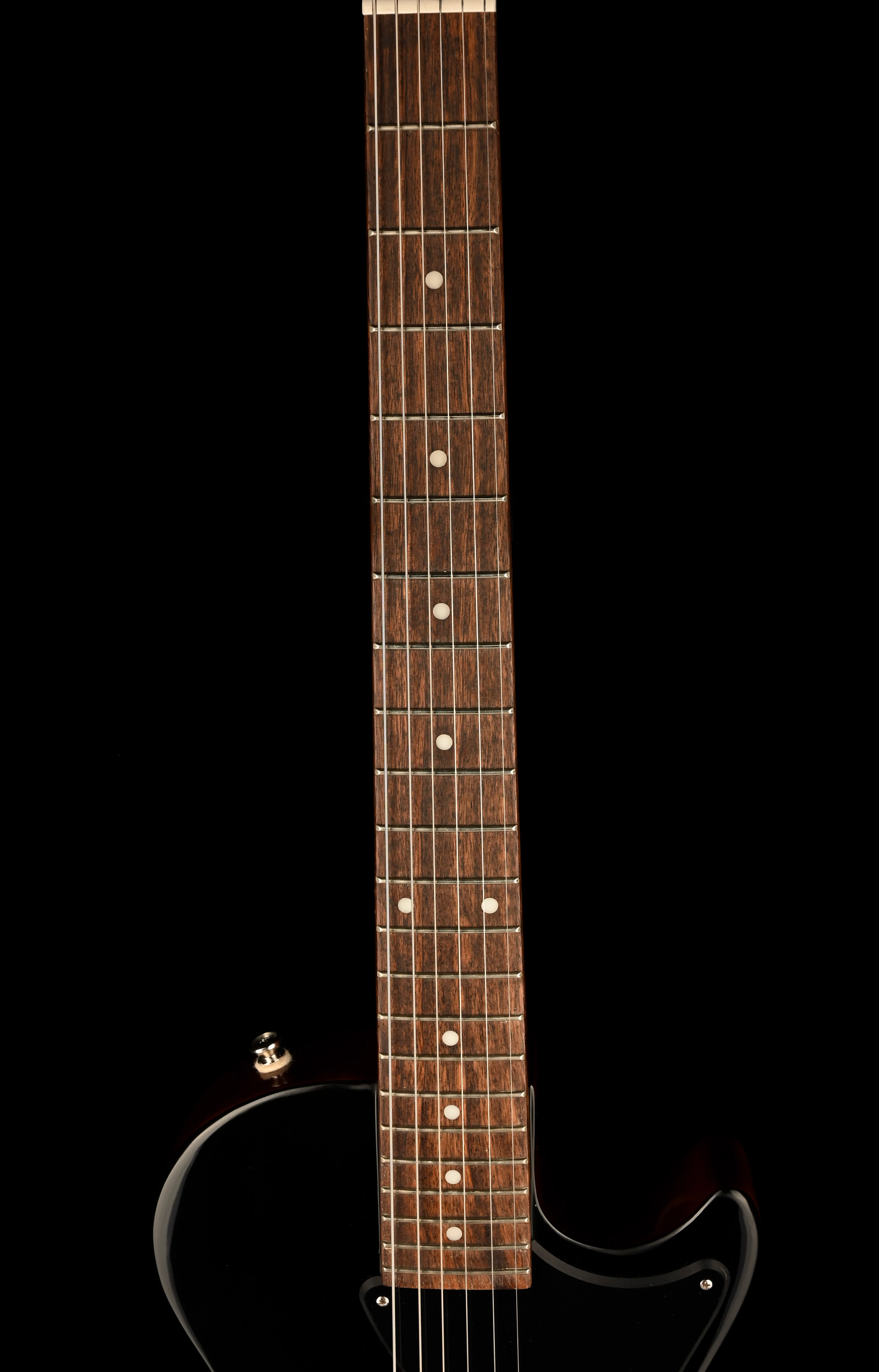Pre Owned Epiphone “Inspired by Gibson” Les Paul Junior Tobacco Sunburst With Case - Image 10