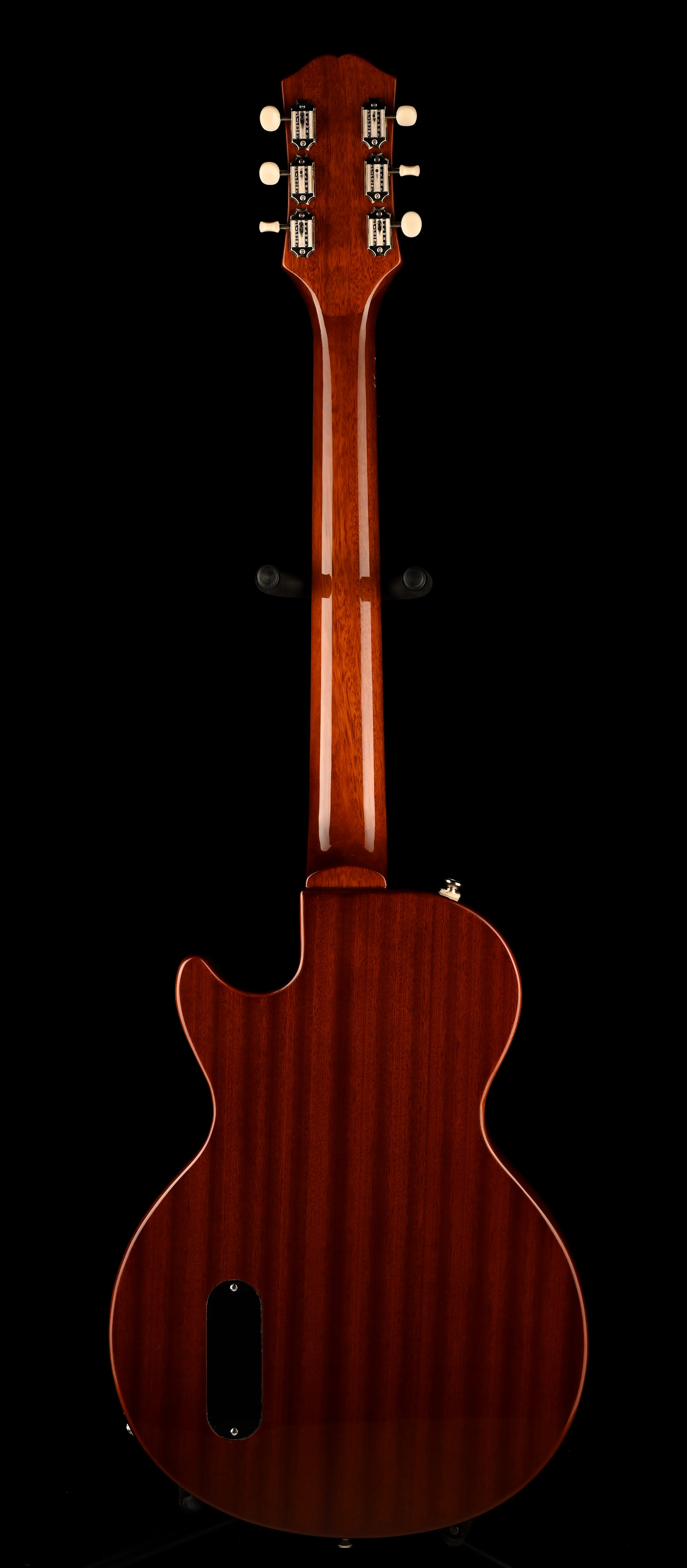Pre Owned Epiphone “Inspired by Gibson” Les Paul Junior Tobacco Sunburst With Case - Image 13