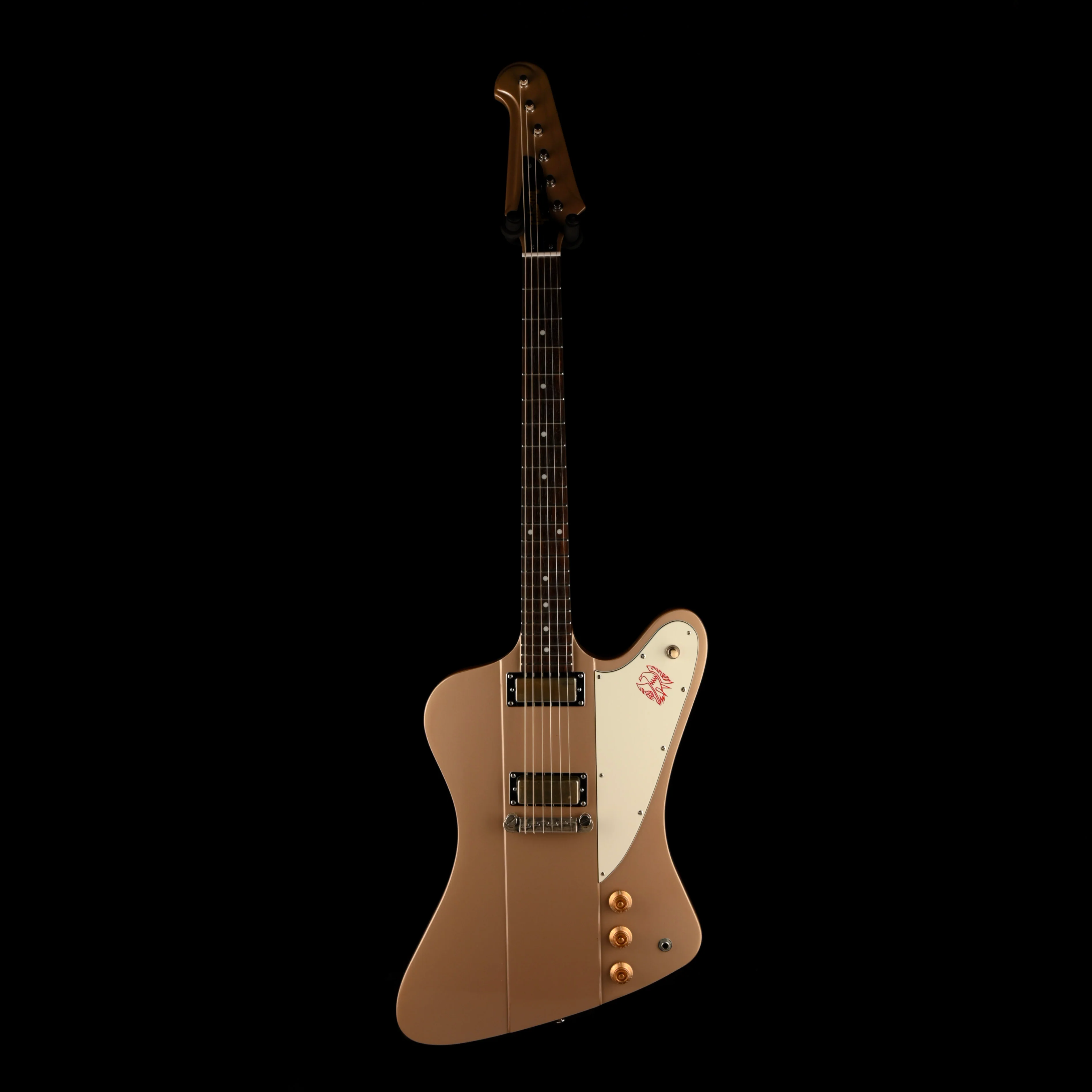 Pre Owned Epiphone Joe Bonamassa Treasure Firebird I Polymist Gold With Gig Bag - Image 2
