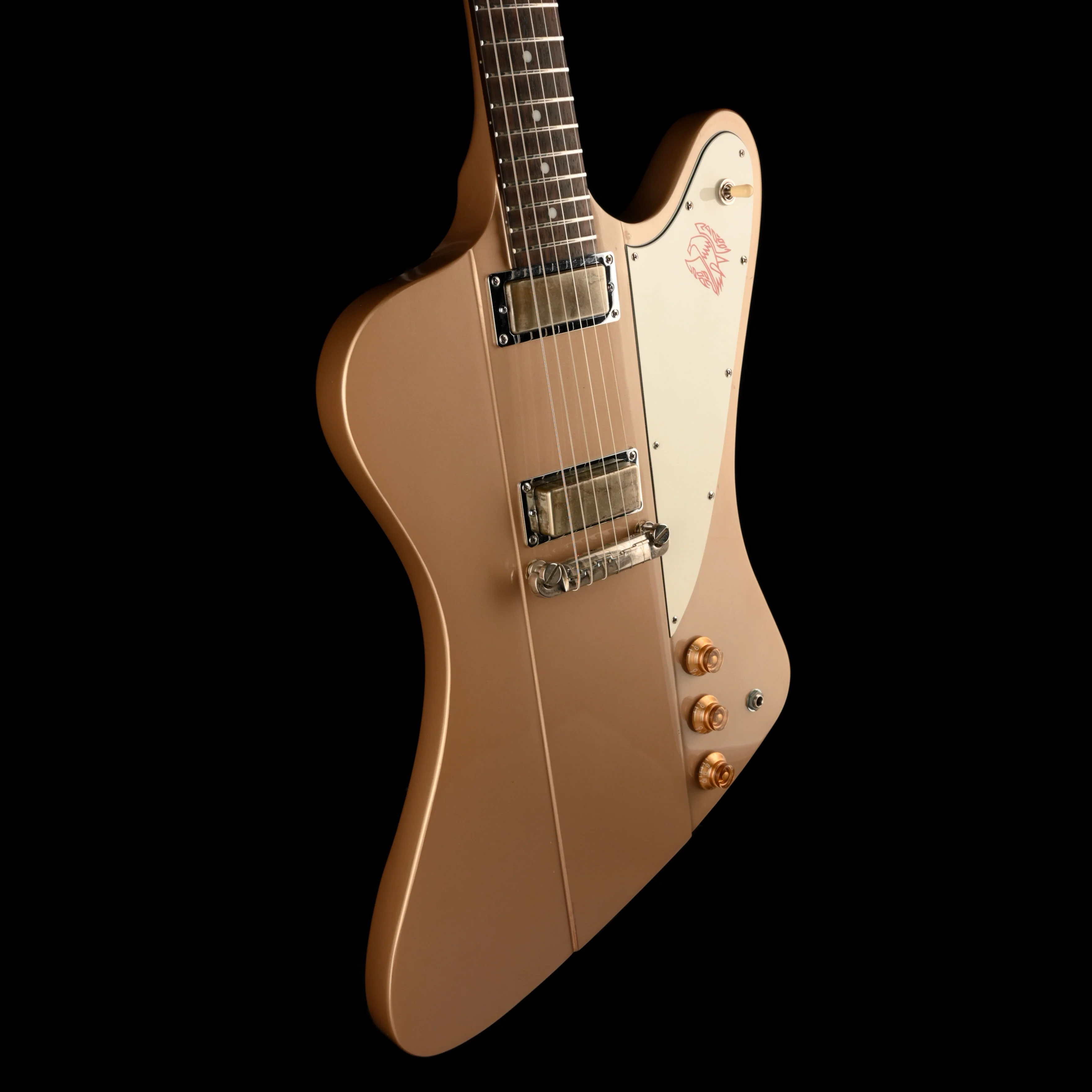Pre Owned Epiphone Joe Bonamassa Treasure Firebird I Polymist Gold With Gig Bag - Image 6