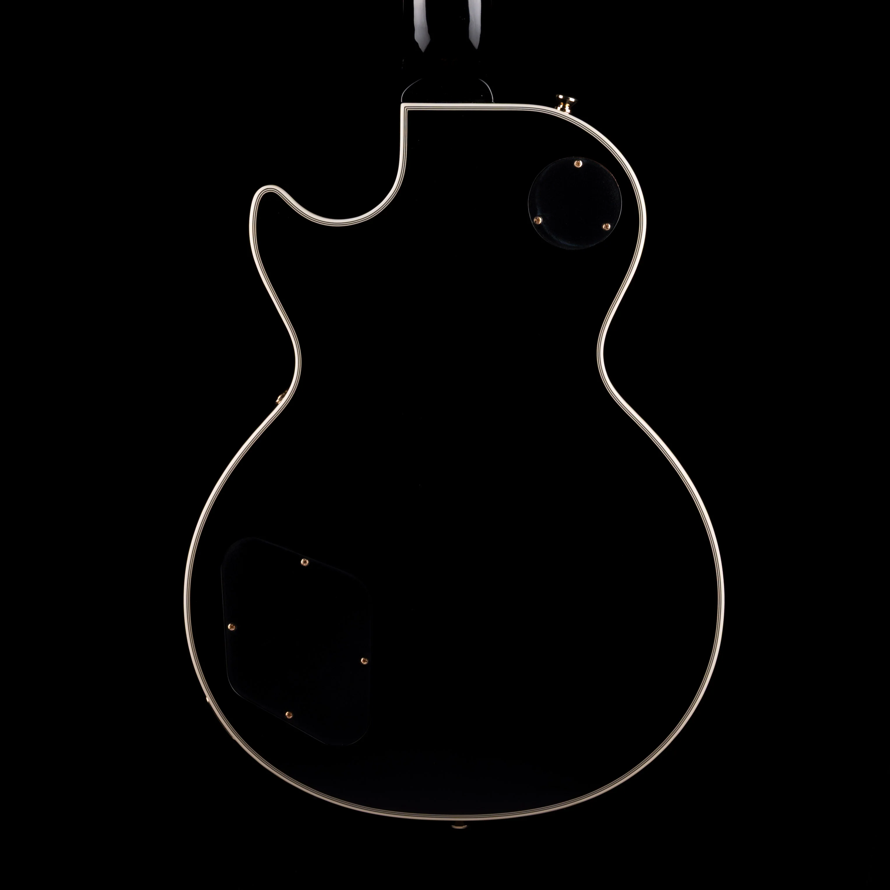 Pre Owned Epiphone Les Paul Custom Blackback Antique Ivory - Image 9