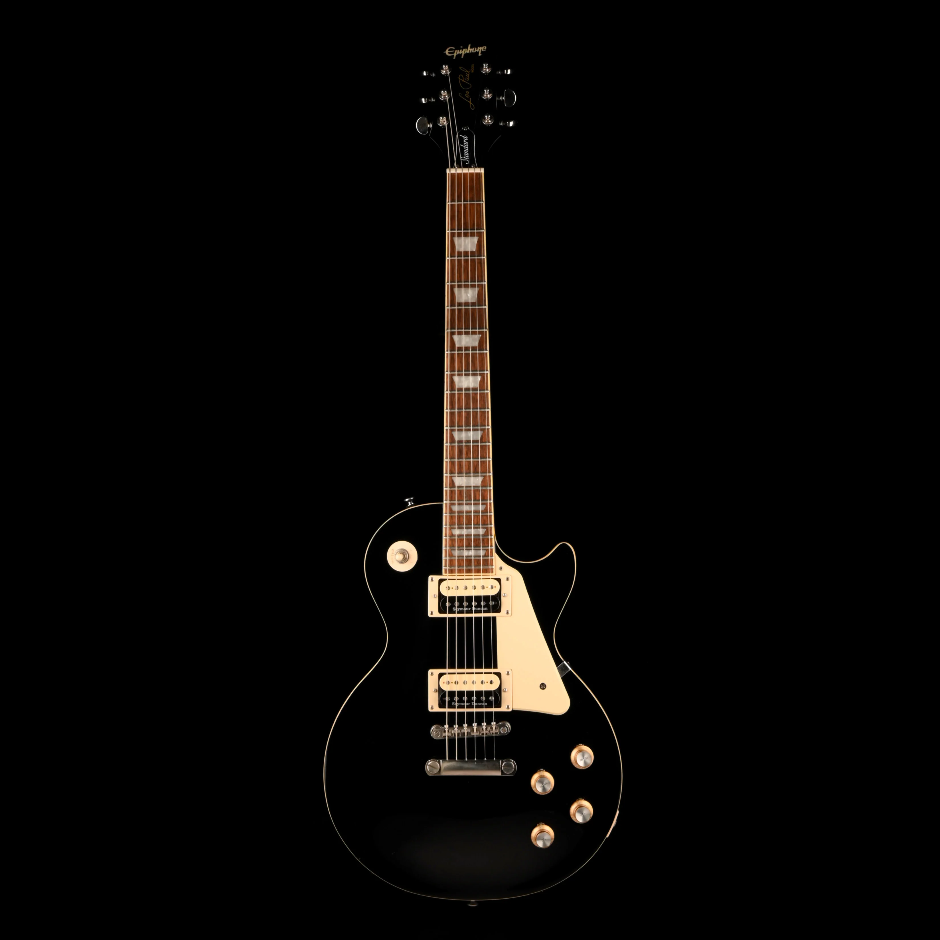 Pre Owned Epiphone Les Paul Standard 60s Ebony With Case - Image 2