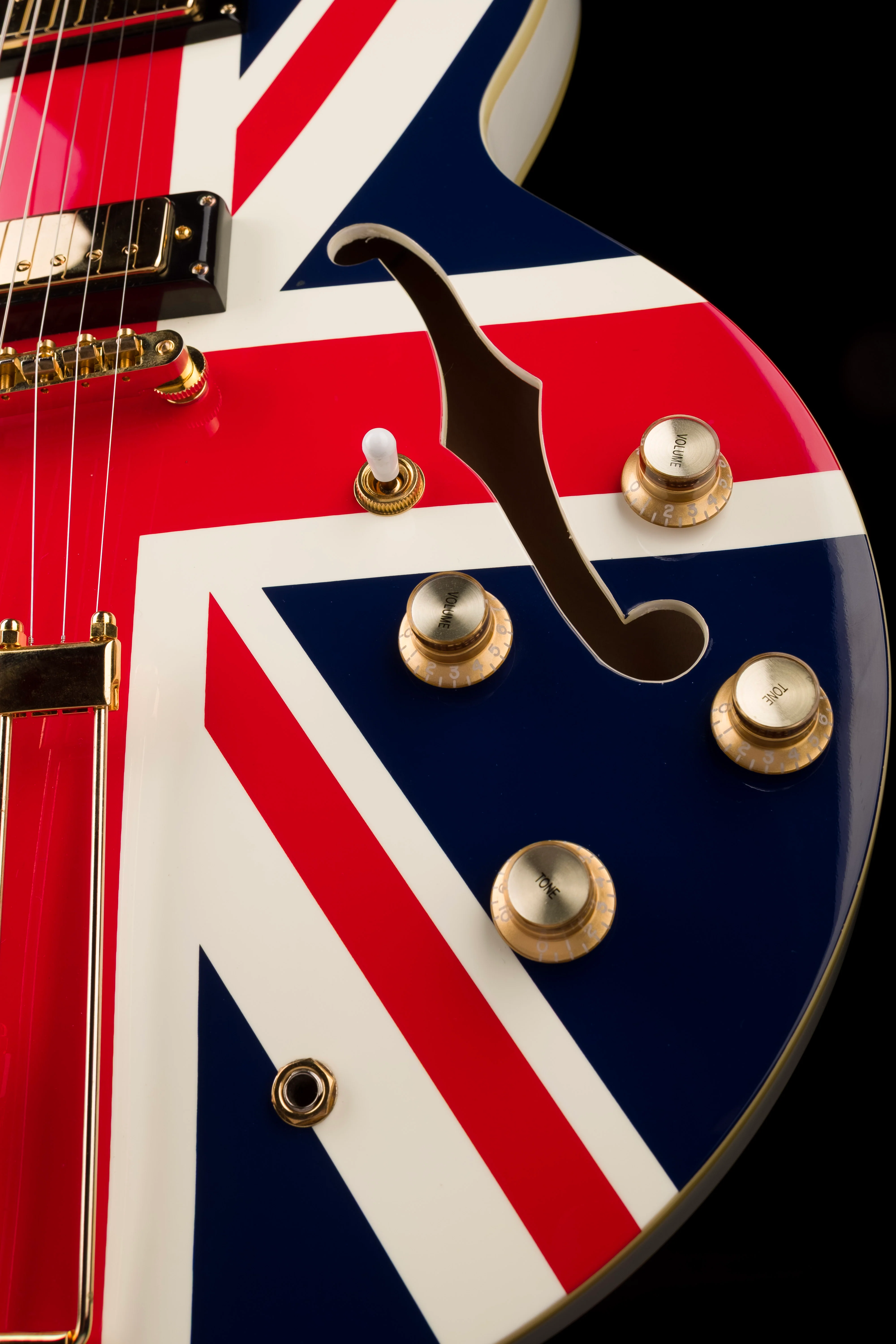 Pre Owned Epiphone Limited Edition Union Jack Sheraton with OHSC-DL - Image 19