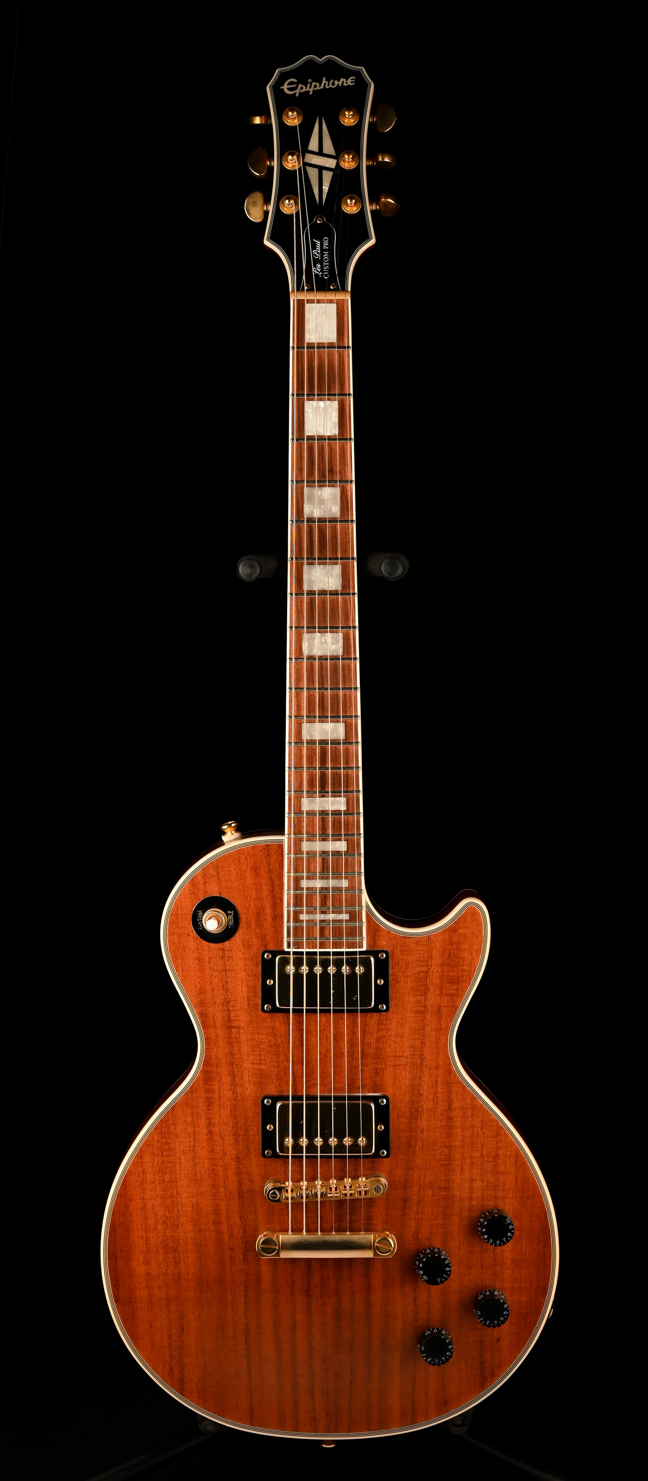 Pre Owned Epiphone Limited Les Paul Custom Pro Koa - Image 2