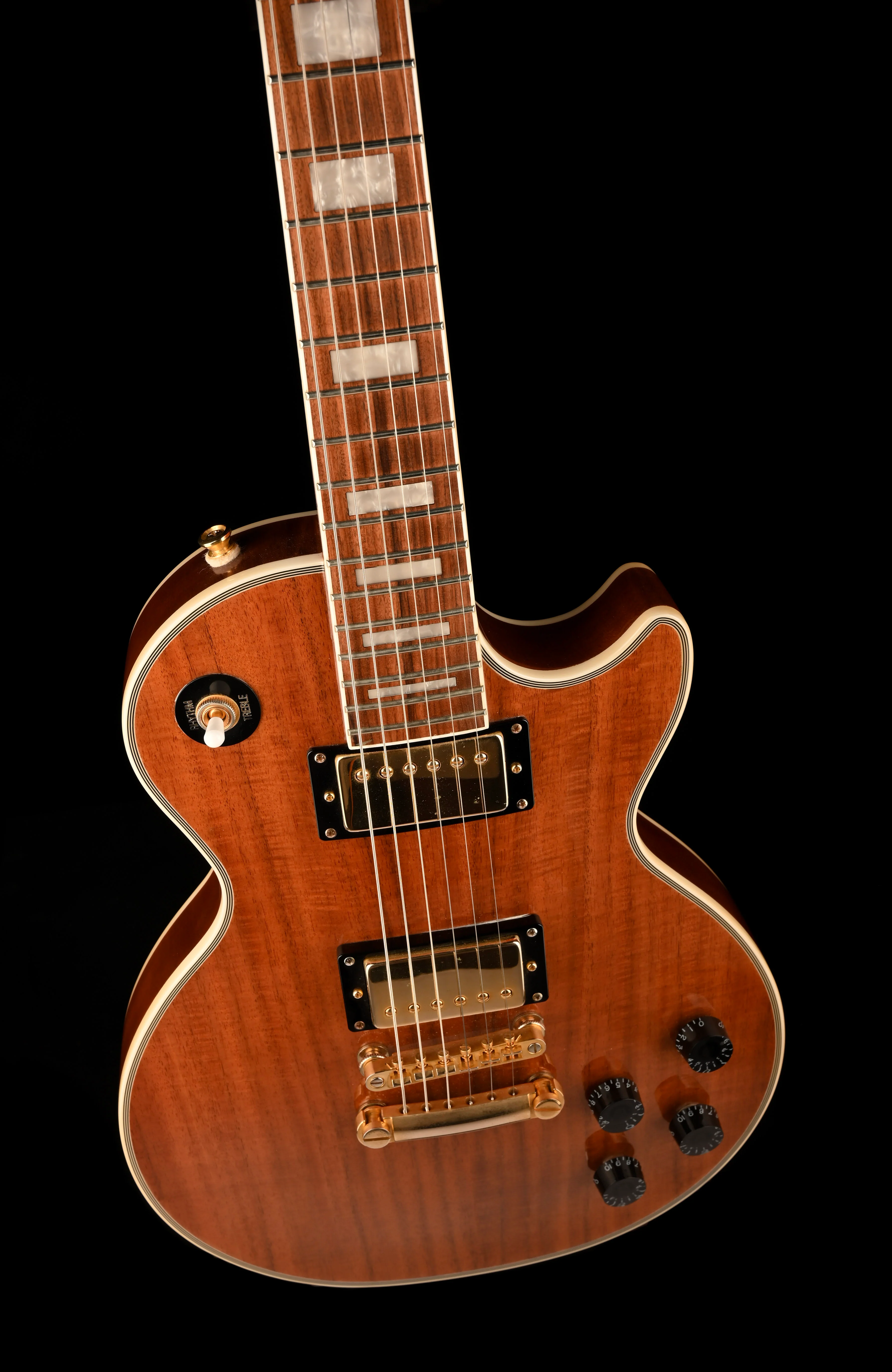 Pre Owned Epiphone Limited Les Paul Custom Pro Koa - Image 4