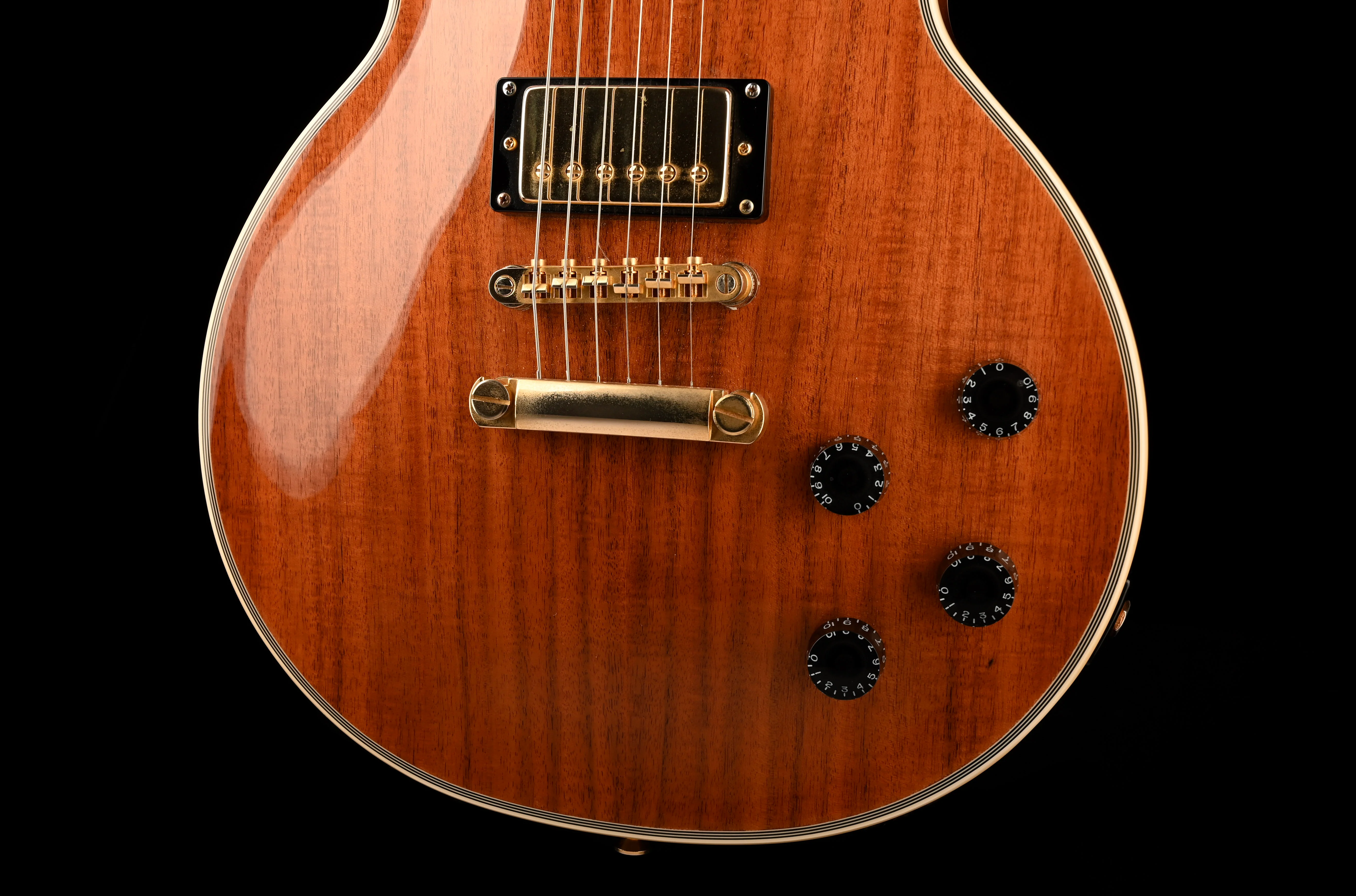 Pre Owned Epiphone Limited Les Paul Custom Pro Koa - Image 5