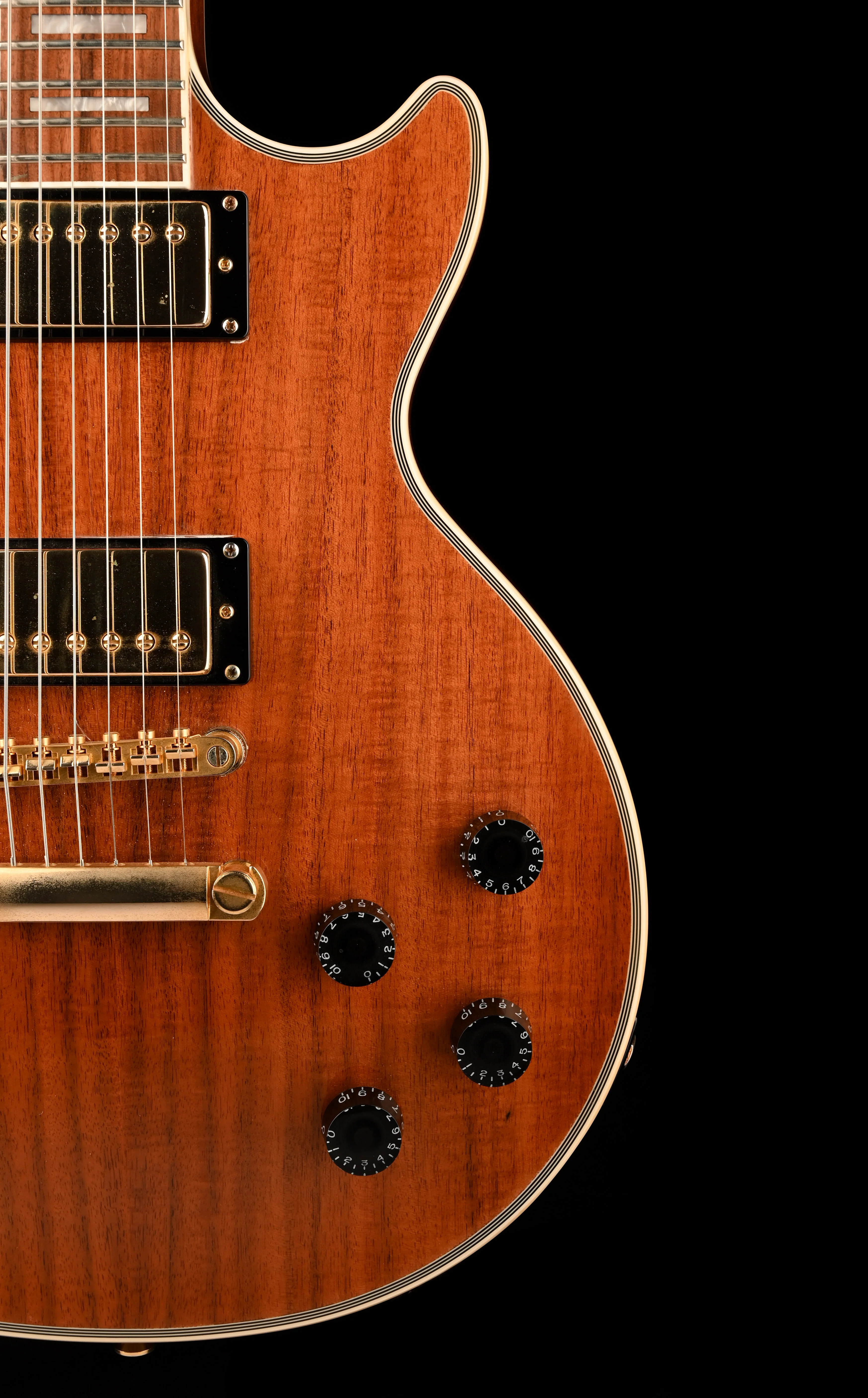 Pre Owned Epiphone Limited Les Paul Custom Pro Koa - Image 9