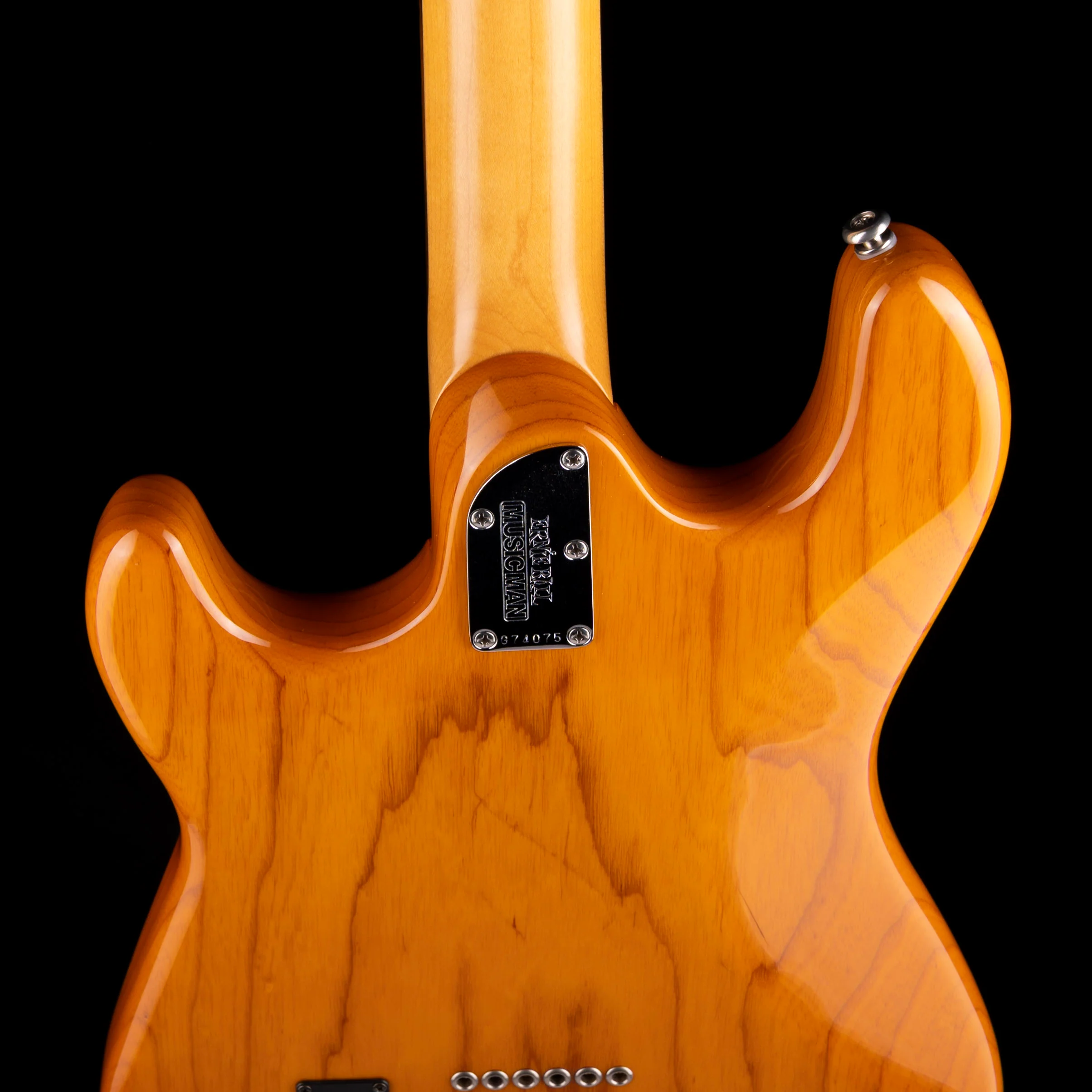 Pre Owned Ernie Ball Music Man Cutlass SSS Natural Electric Guitar - Image 11