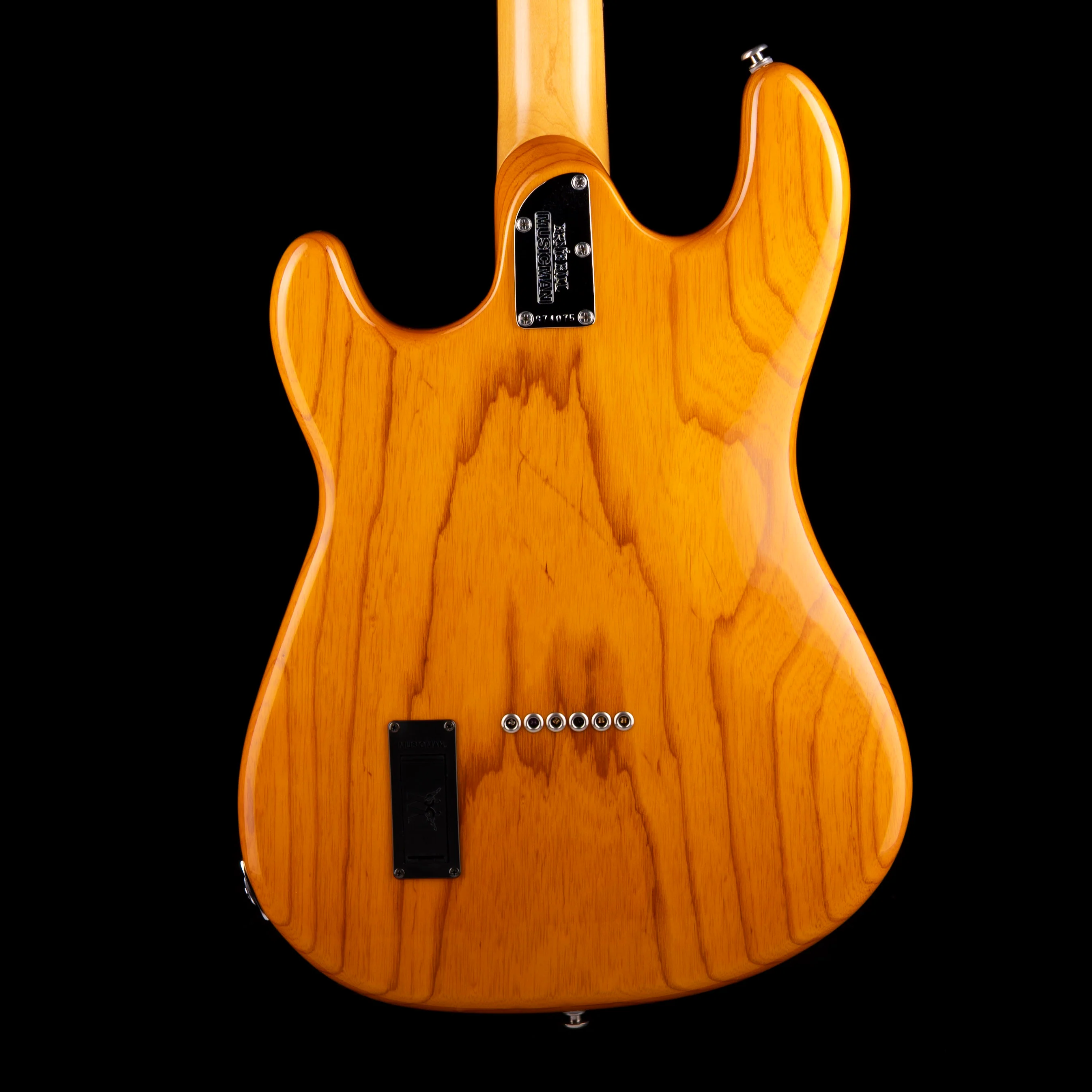 Pre Owned Ernie Ball Music Man Cutlass SSS Natural Electric Guitar - Image 9