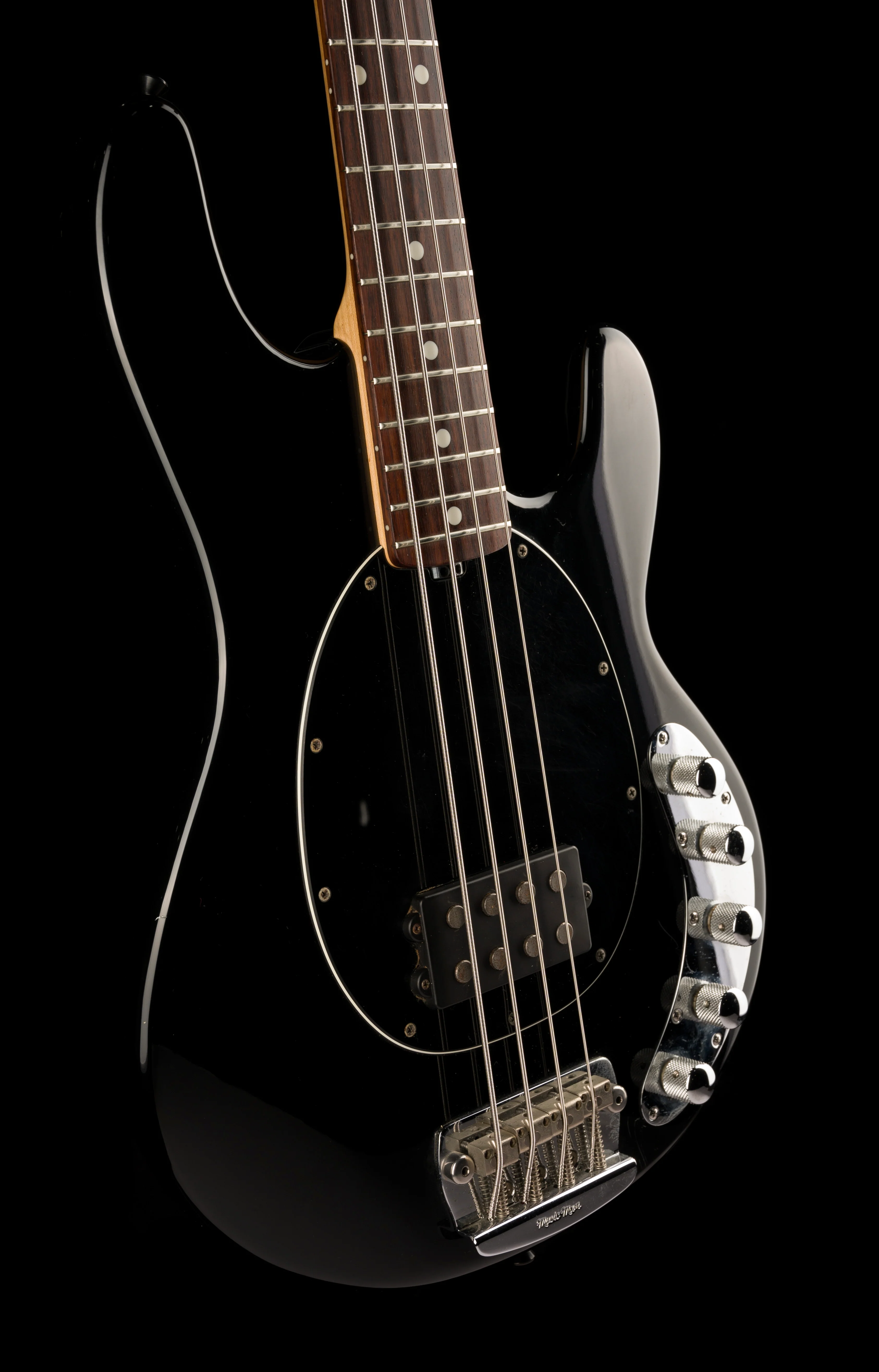 Pre Owned 2006 Ernie Ball Music Man StingRay 3-EQ H Piezo Black With OHSC - Image 9