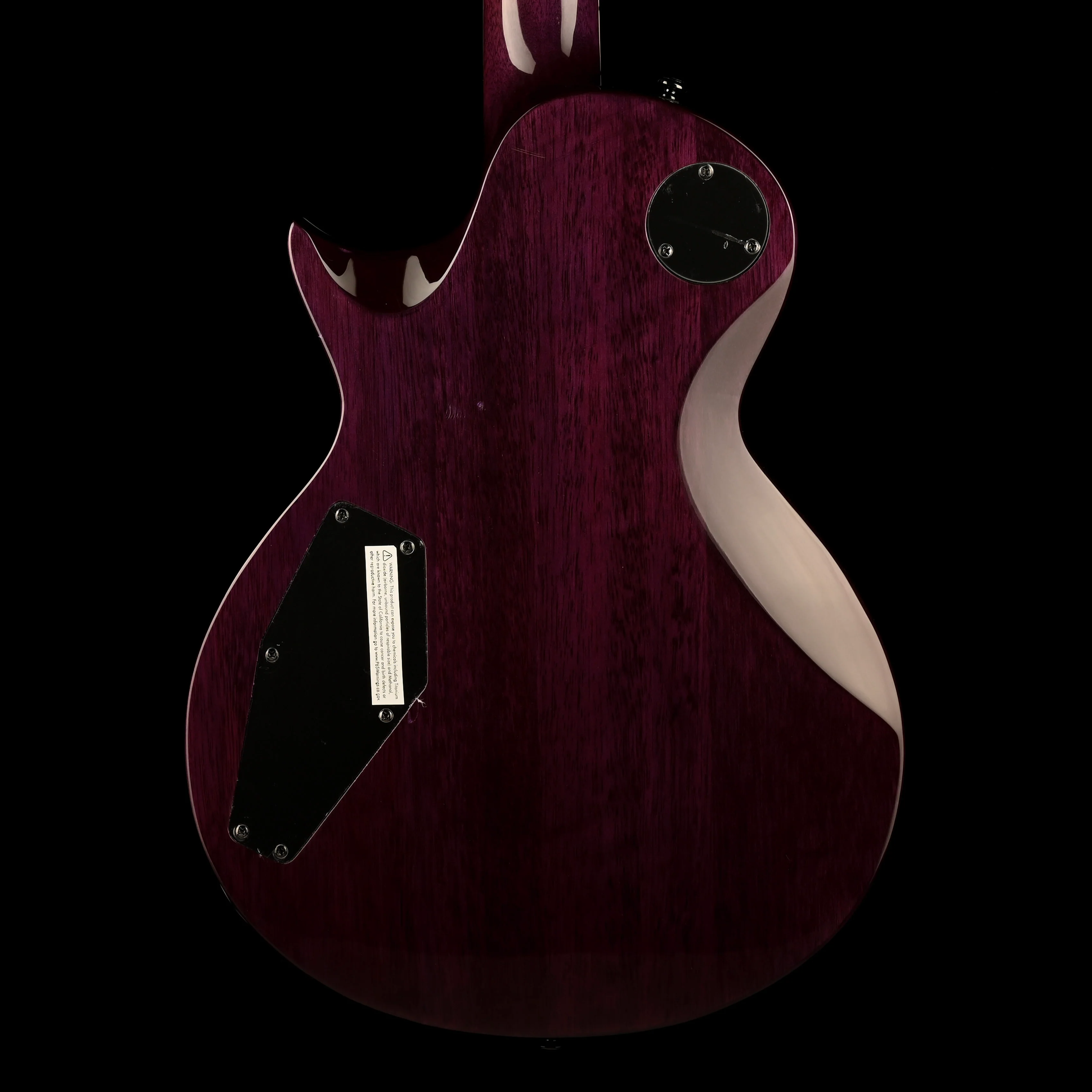 Pre Owned ESP Deluxe LTD EC-1000 Electric Guitar Trans Purple With OHSC - Image 12