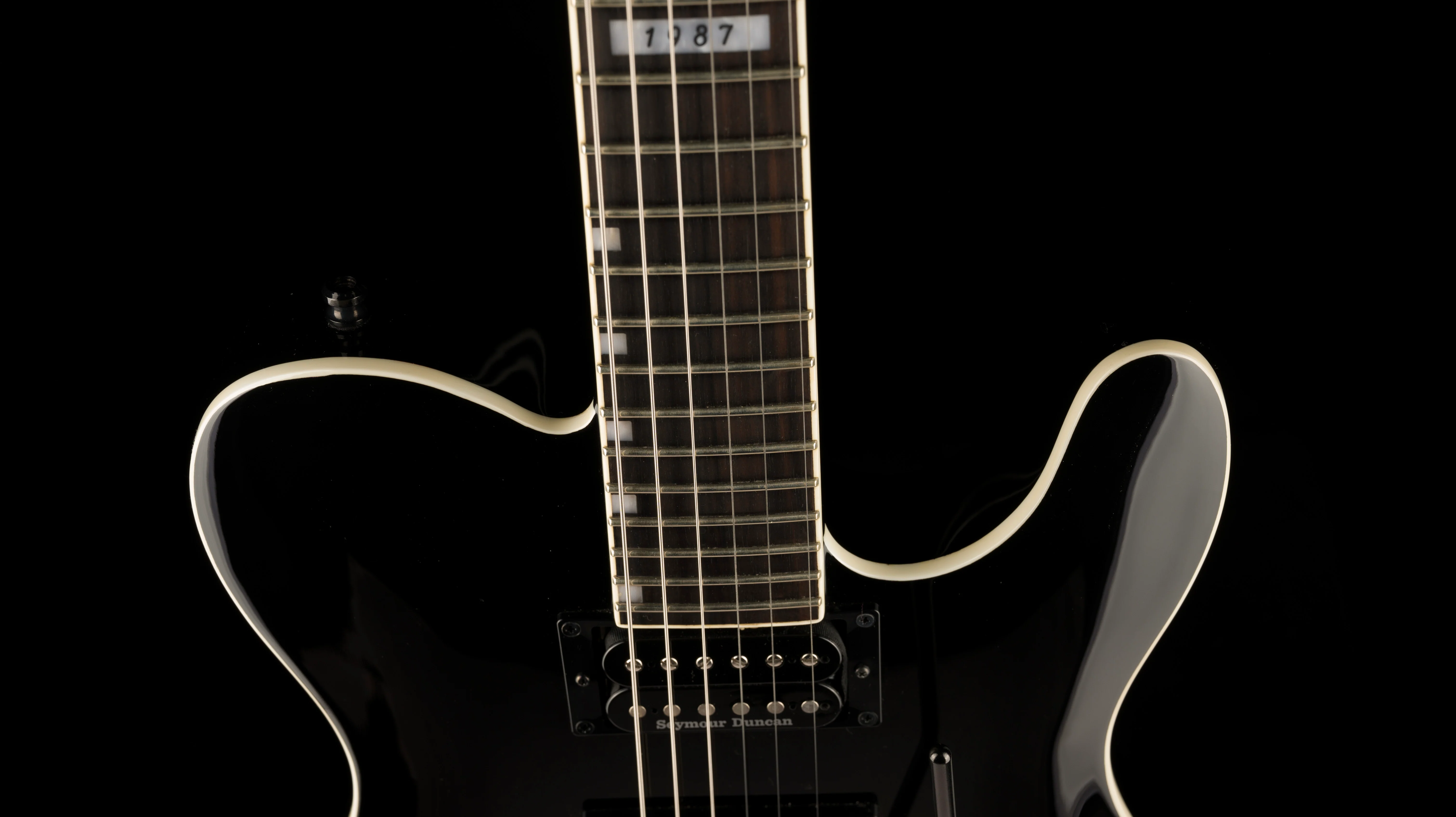 Pre Owned ESP LTD Eclipse Custom '87 Black With Case - Image 3