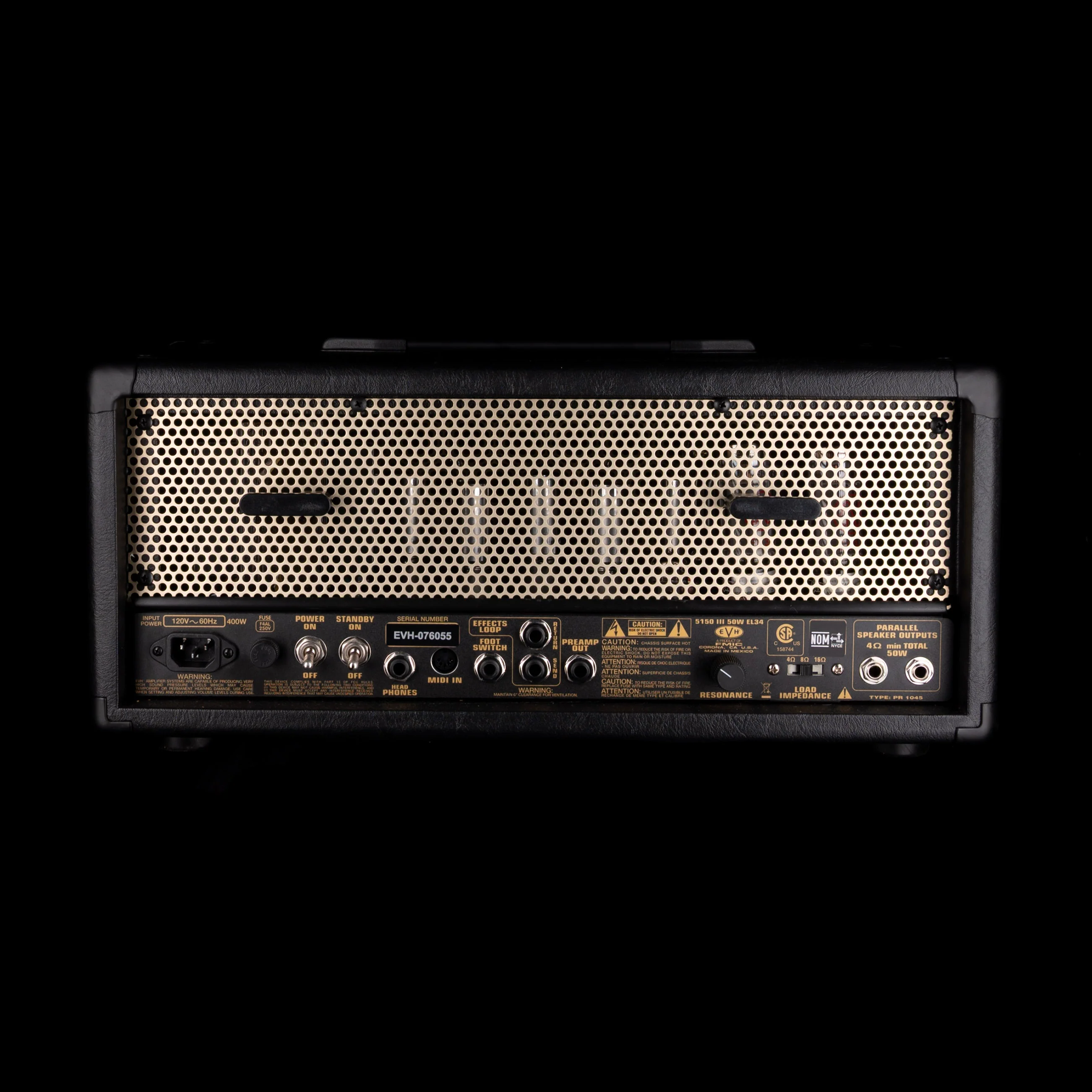 Pre Owned EVH 5150 III EL34 50-Watt Guitar Amp Head With Footswitch - Image 7