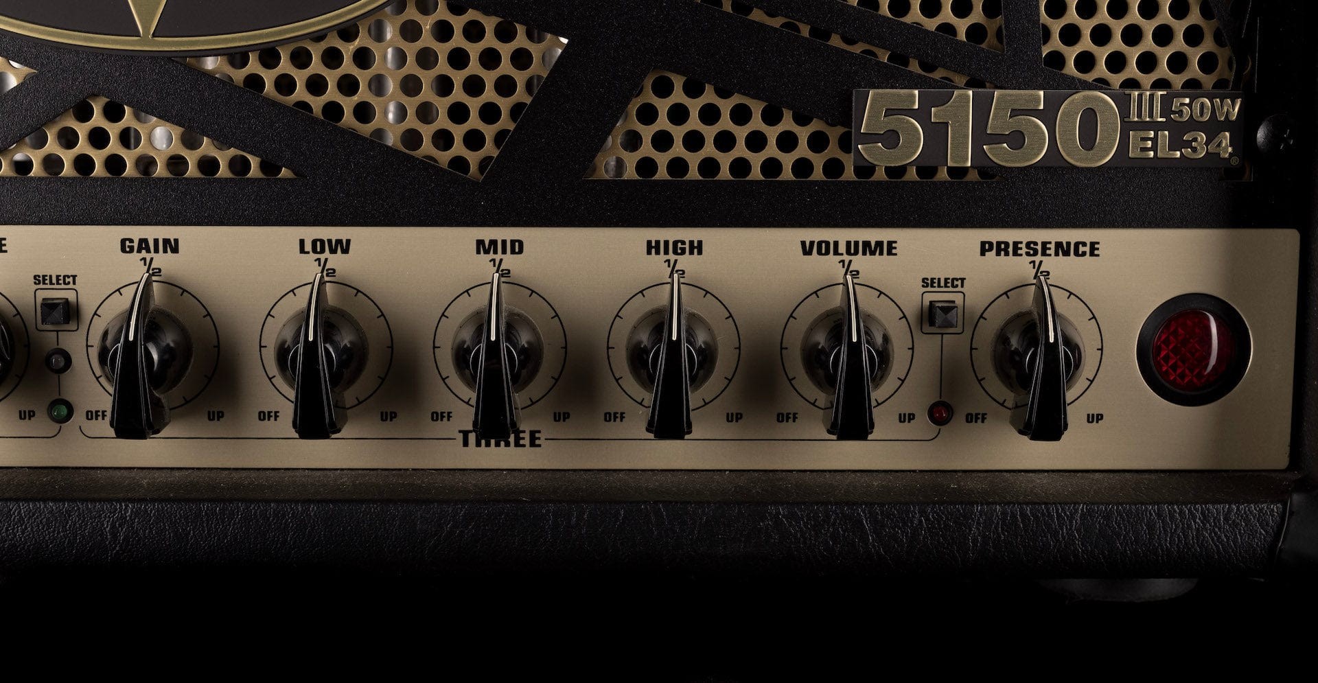 Pre Owned EVH 5150 III EL34 Black C137 Mod Guitar Amp Head with Footswitch and Cover - Image 5