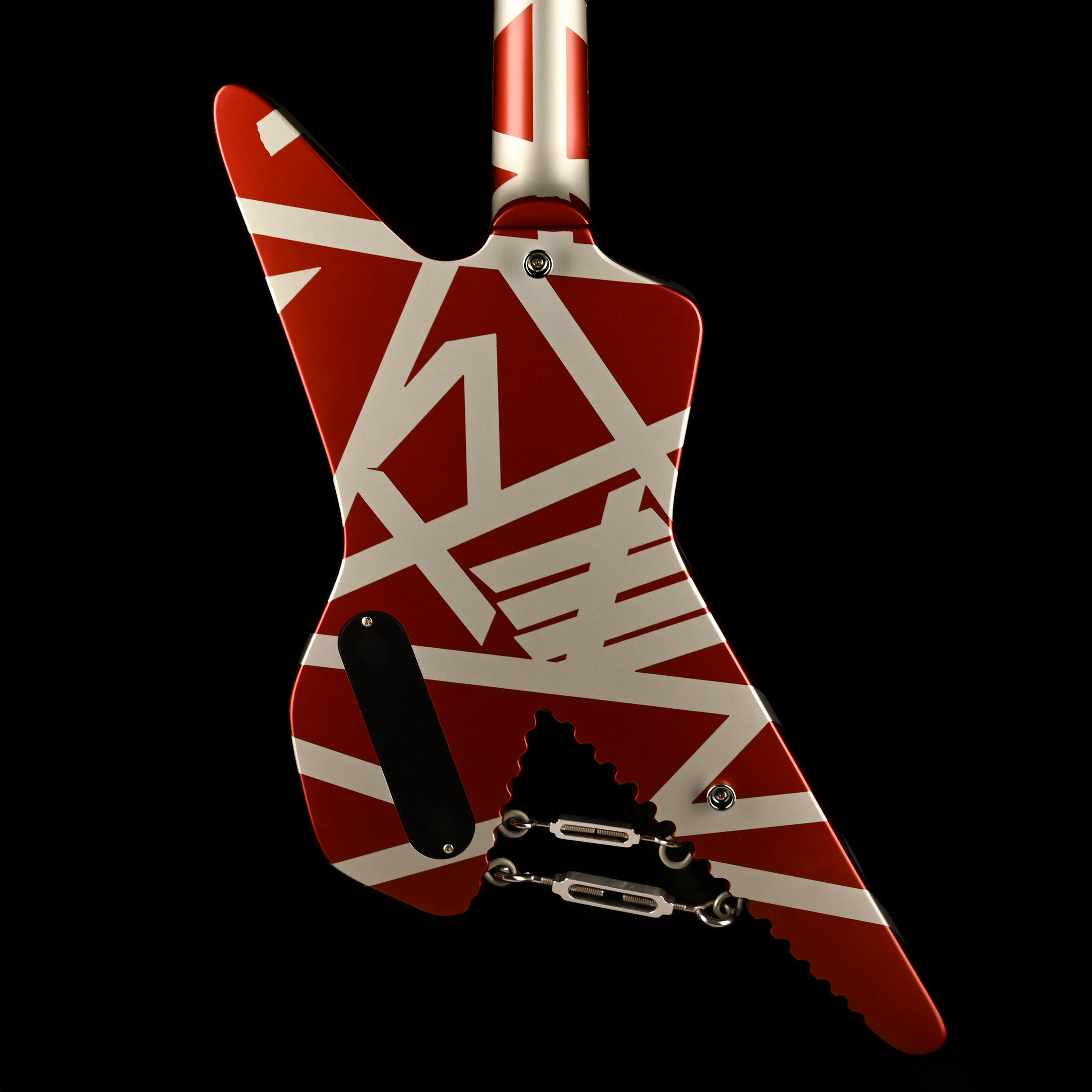 Pre Owned EVH Shark Destroyer Red Stripe With Case - Image 13