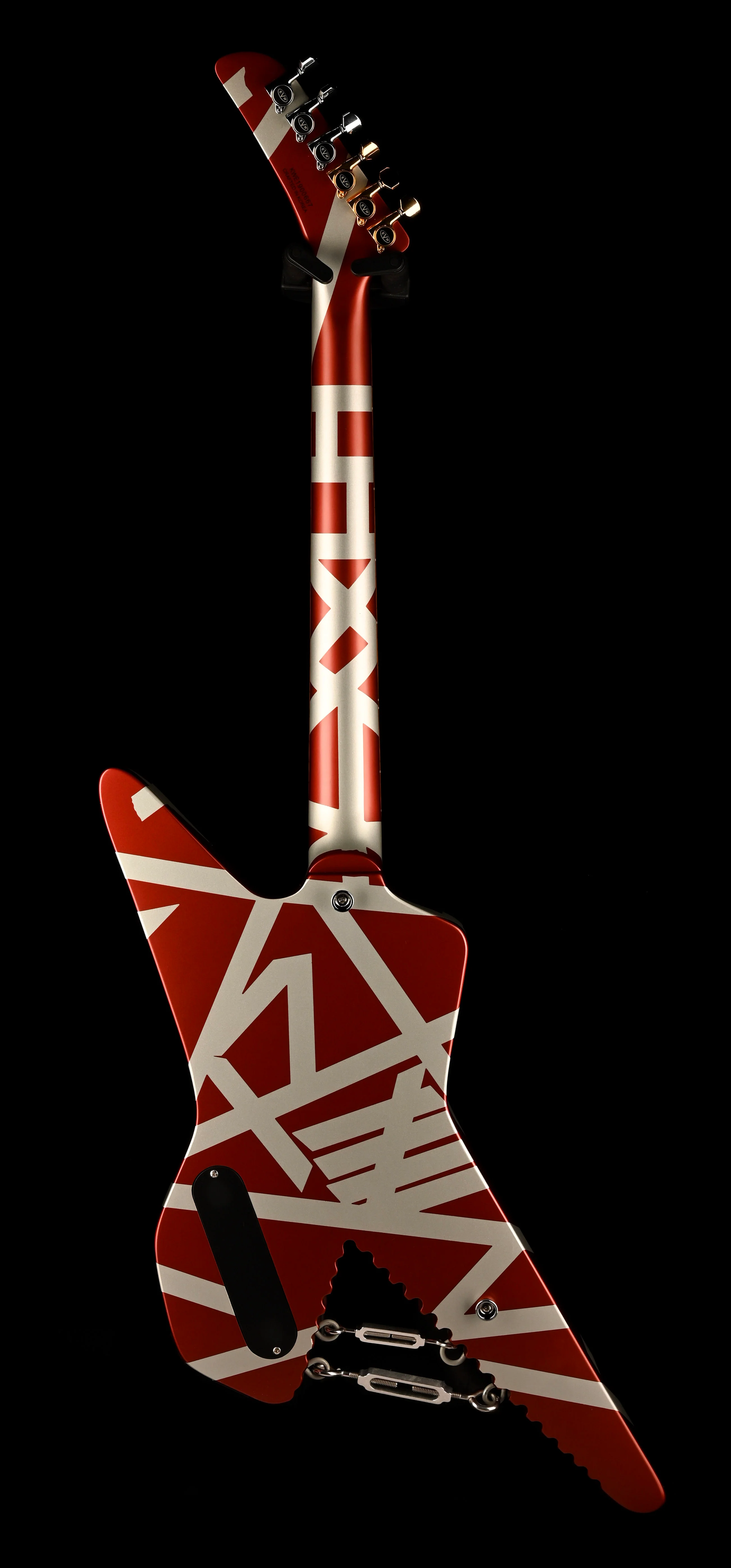 Pre Owned EVH Shark Destroyer Red Stripe With Case - Image 14