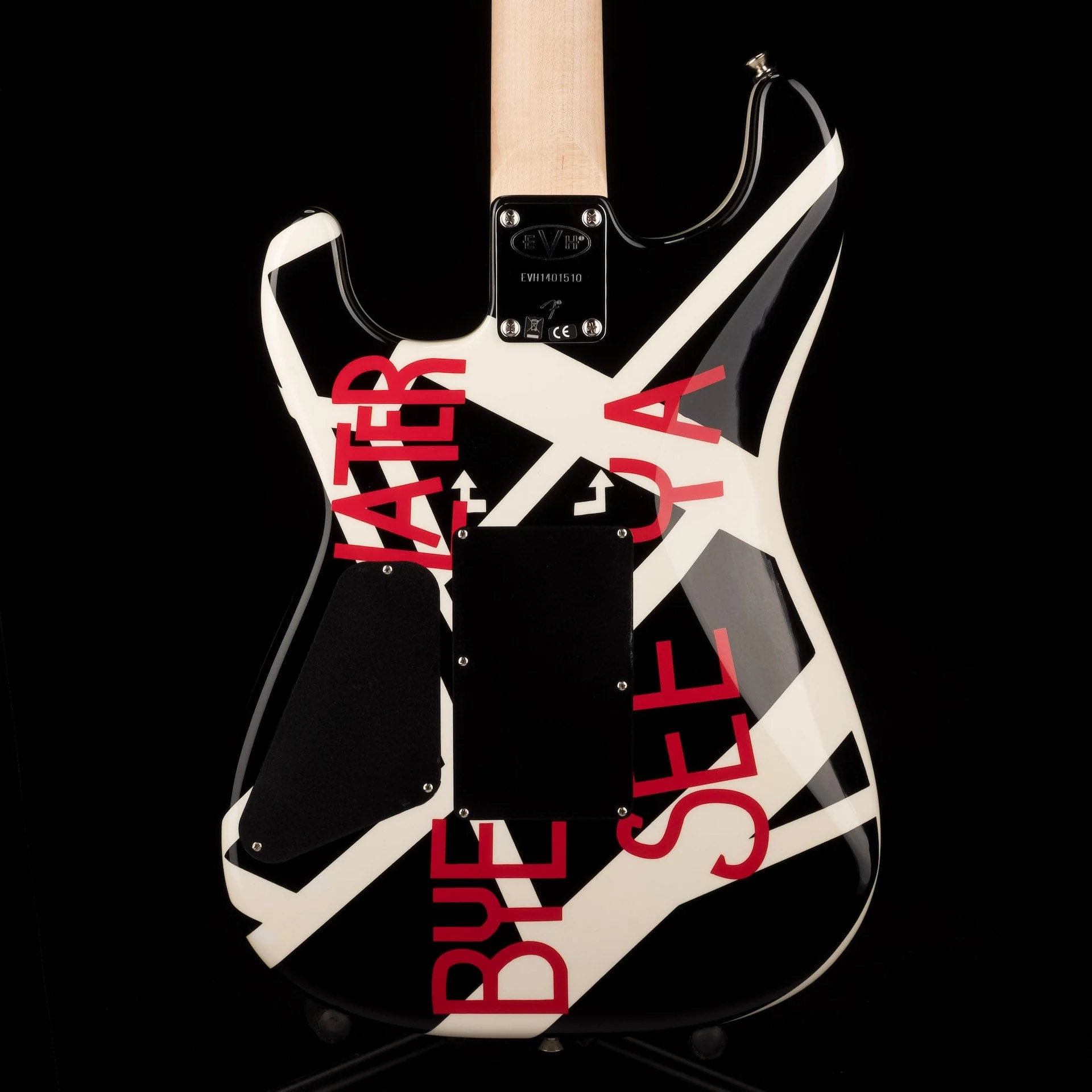 Pre Owned EVH Striped Series Crop Circles Electric Guitar - Image 13