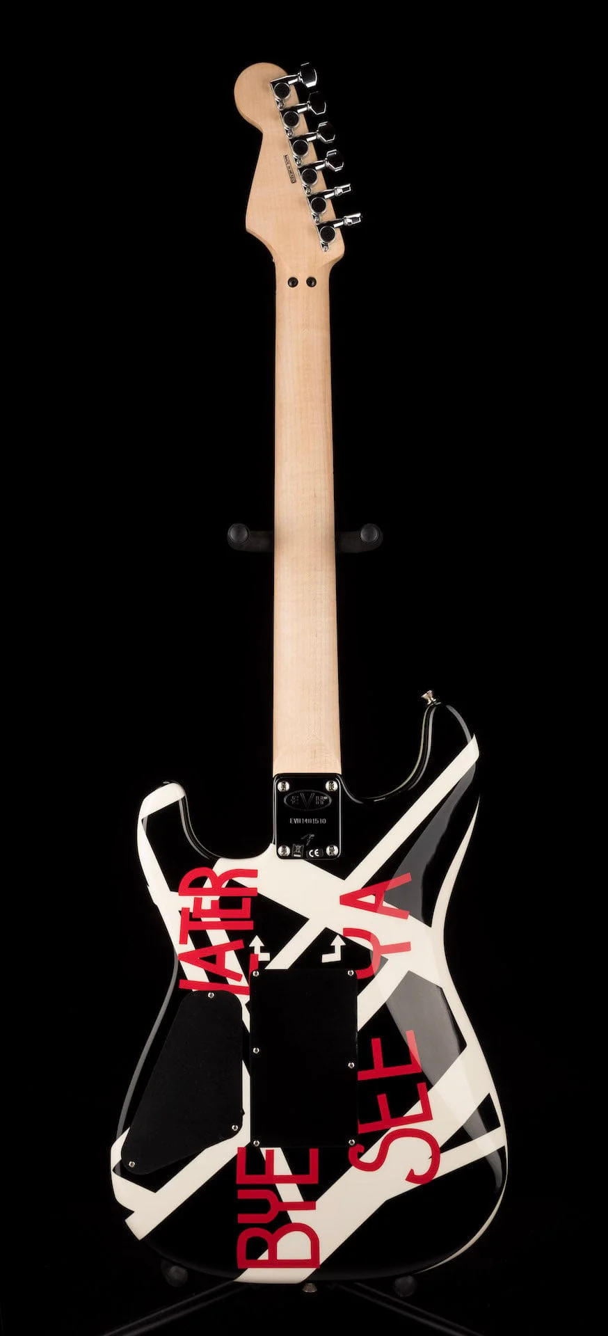 Pre Owned EVH Striped Series Crop Circles Electric Guitar - Image 14