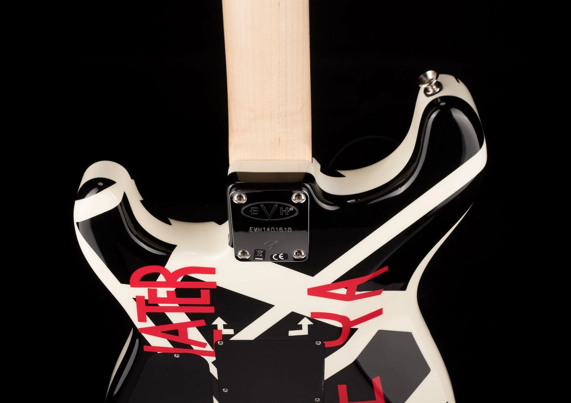 Pre Owned EVH Striped Series Crop Circles Electric Guitar - Image 15