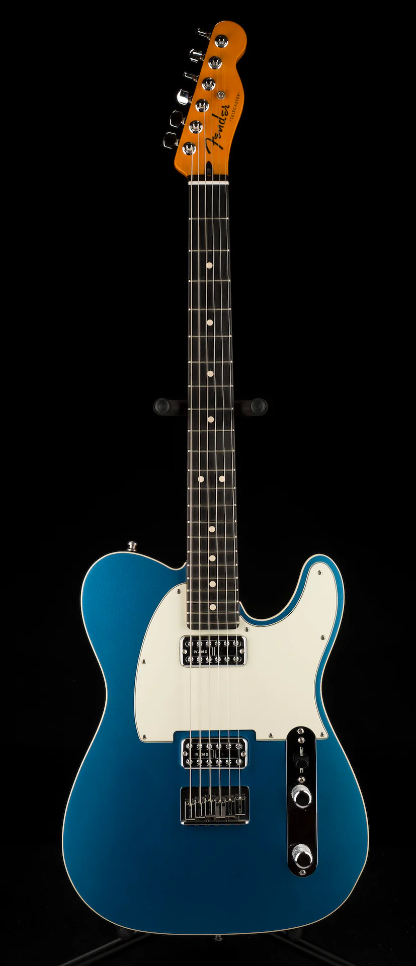 Pre Owned 2013 Fender Custom Shop Double TV Jones Two Tone Telecaster NOS Lake Placid Blue With OHSC - Image 2