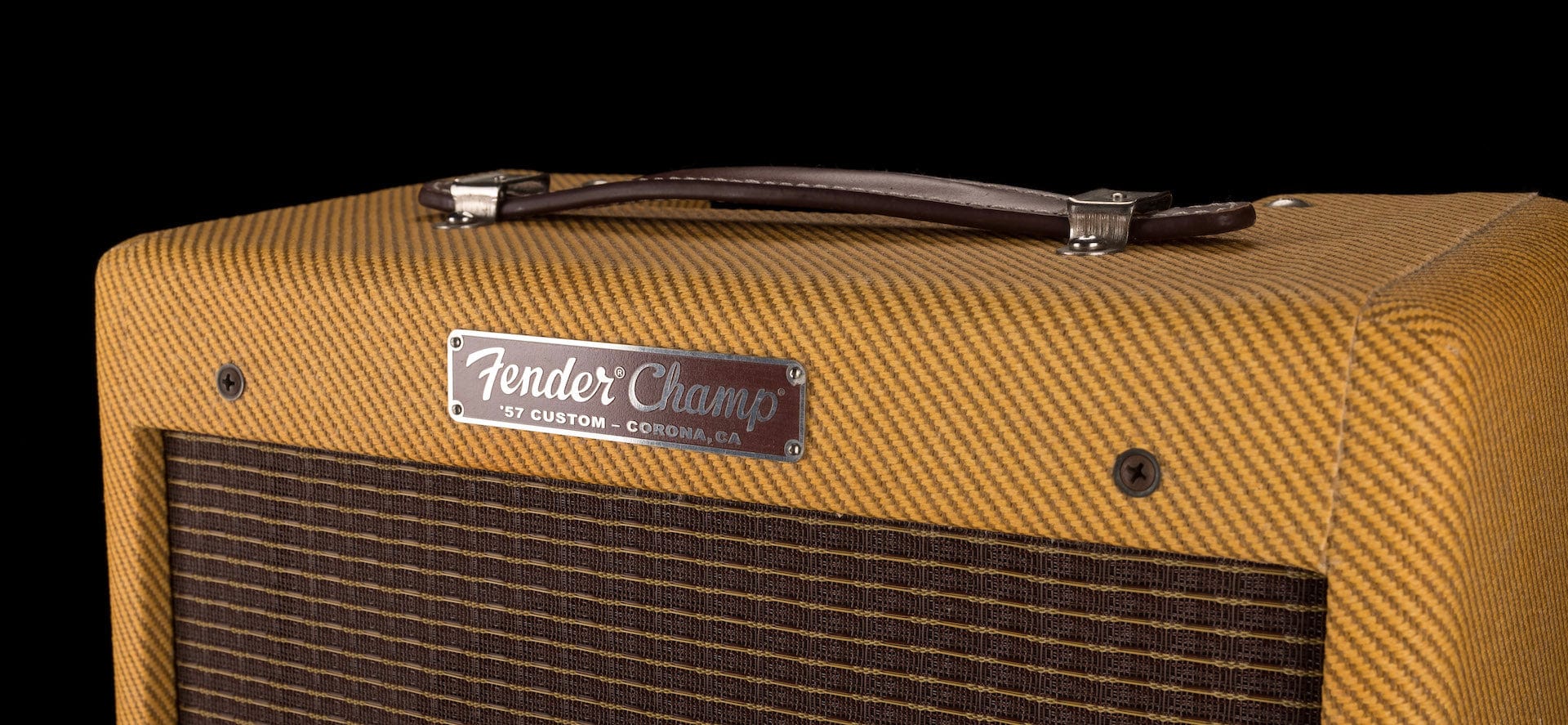 Pre Owned Fender '57 Custom Champ Tweed Guitar Amp Combo - Image 3
