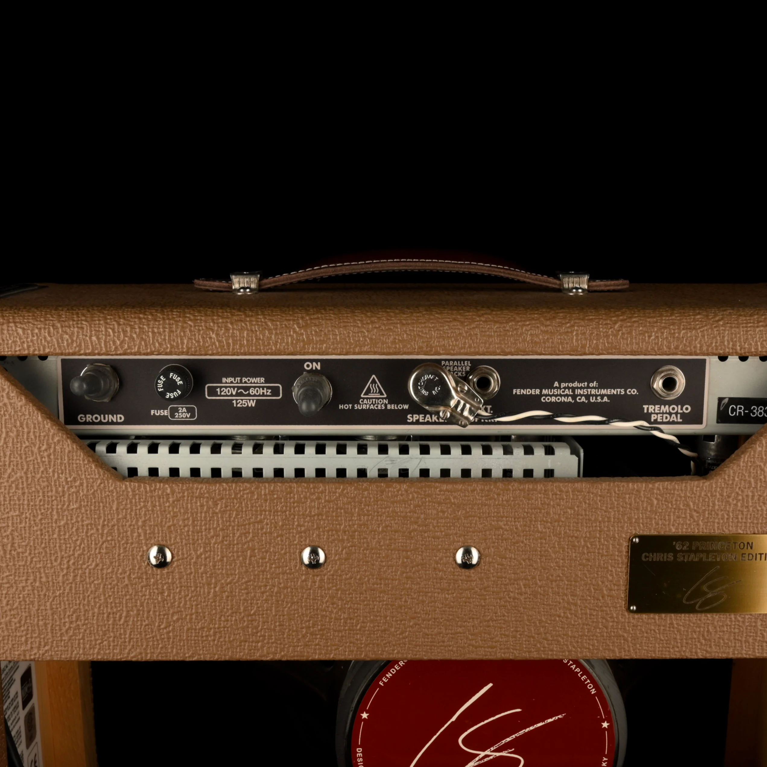 Pre Owned Fender '62 Princeton Chris Stapleton Edition 1x12" Guitar Amp Combo - Image 10