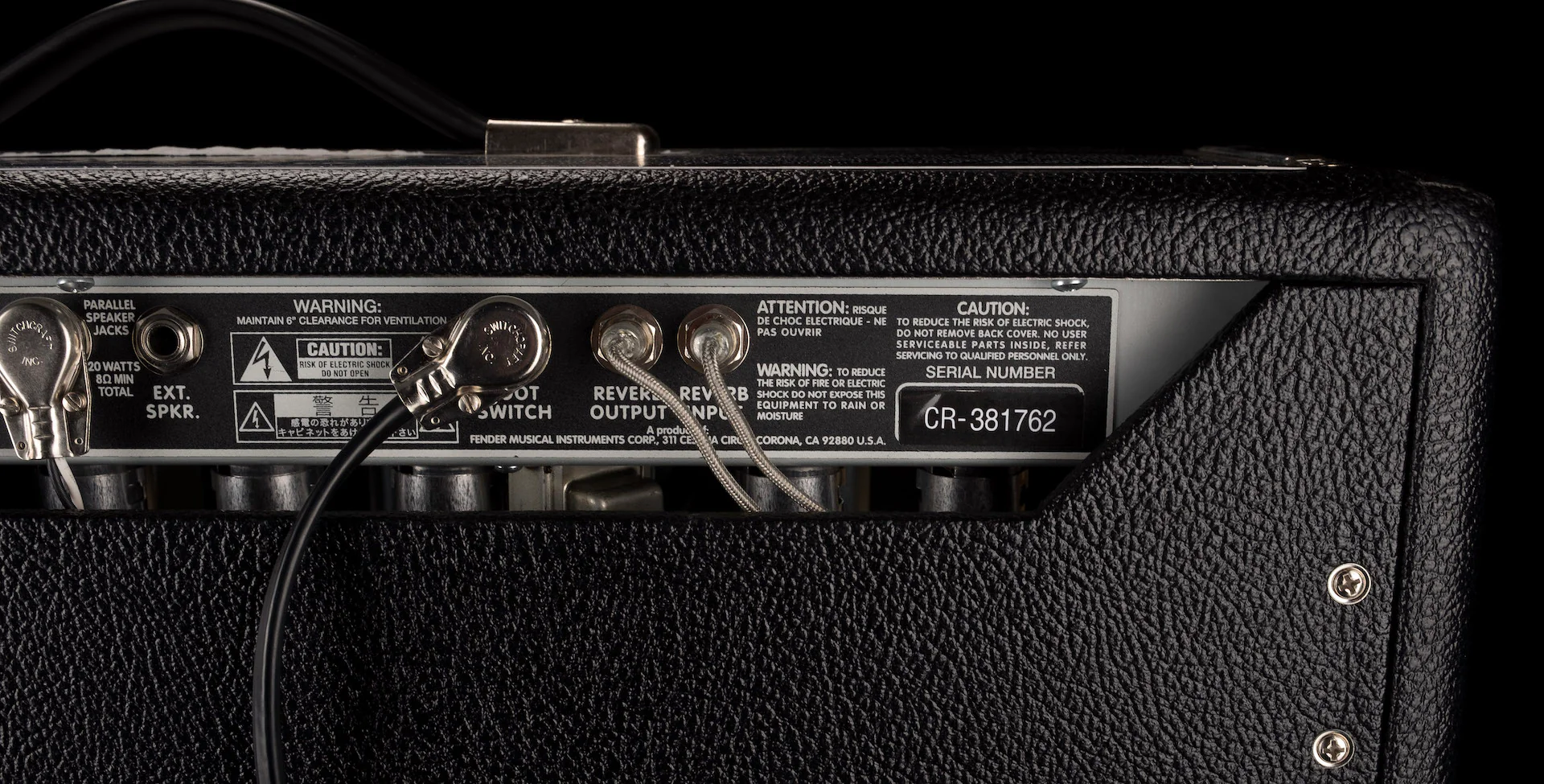 Pre Owned Fender '64 Custom Deluxe Reverb Hand-wired Guitar Amp Combo With Cover - Image 12