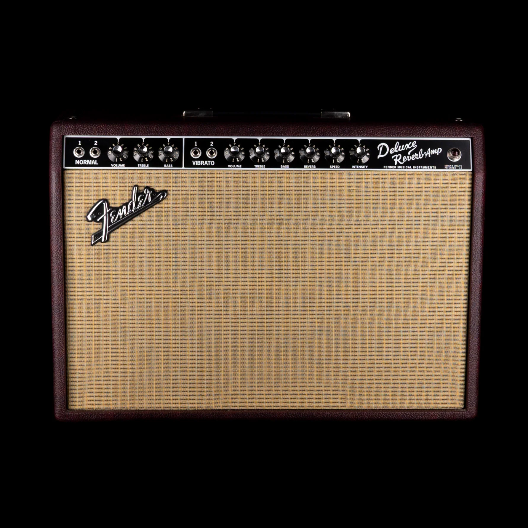 Pre Owned Fender '65 Deluxe Reverb "Bordeaux Blues" FSR Guitar Amp Combo