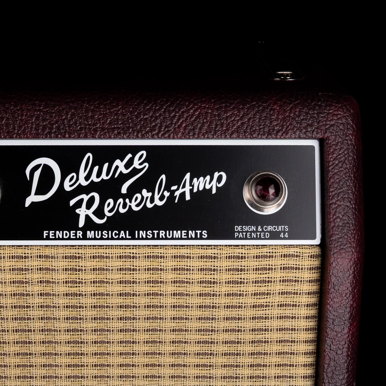 Pre Owned Fender '65 Deluxe Reverb "Bordeaux Blues" FSR Guitar Amp Combo - Image 5