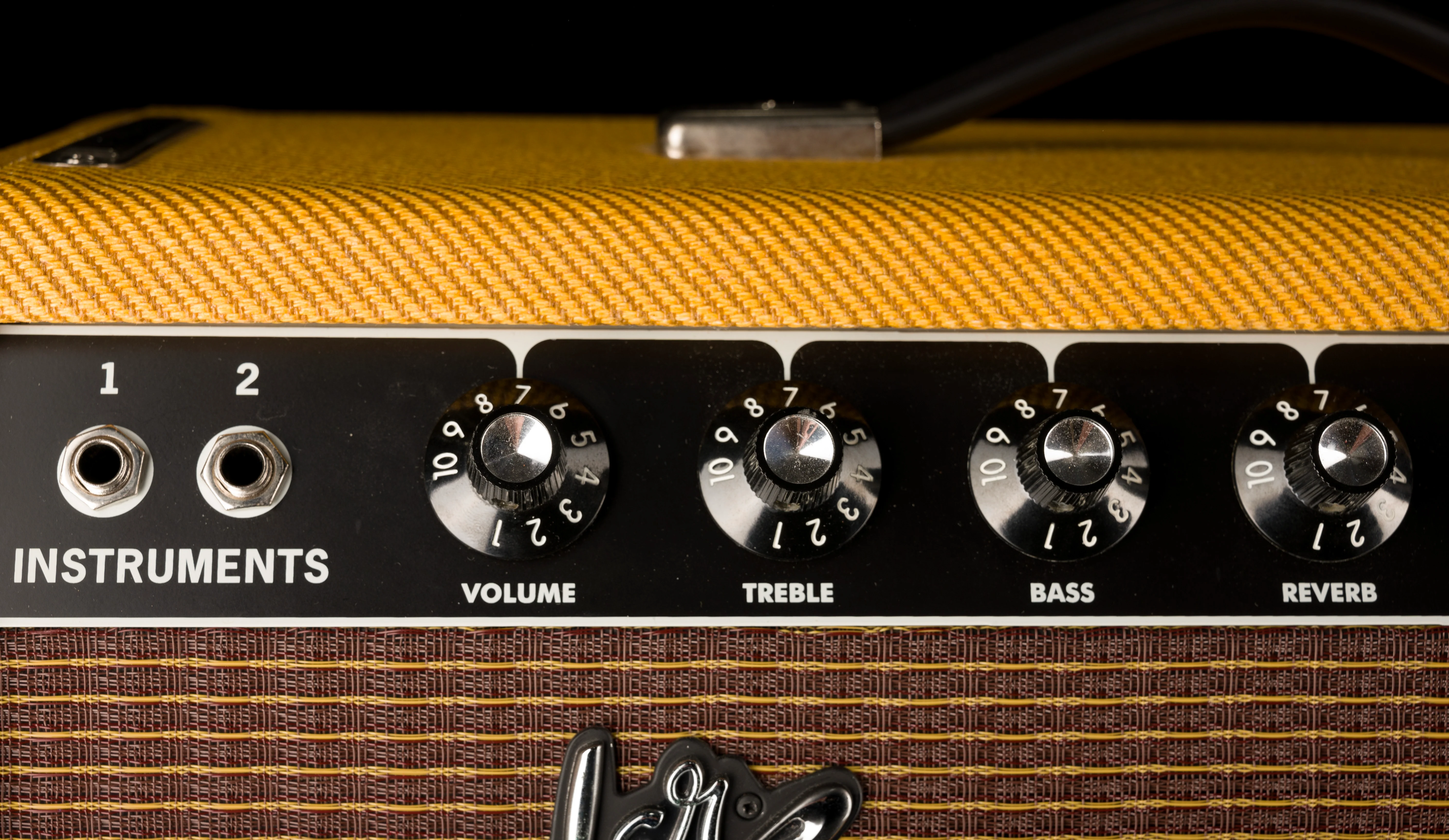 Used Fender '65 Princeton Reverb Tweed With 1x12" Combo With Cover - Image 4