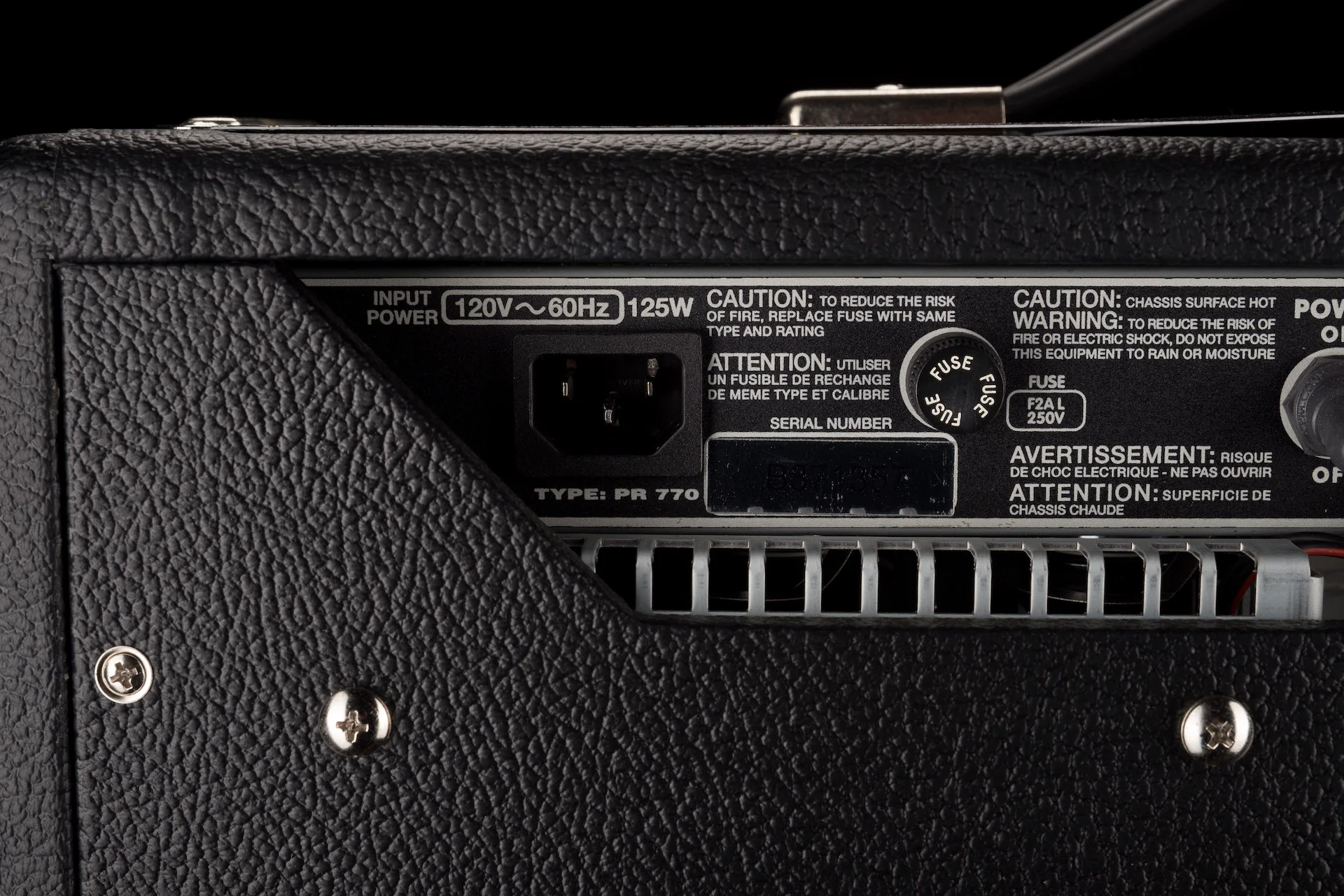 Pre Owned Fender ’68 Custom Princeton Reverb with Warehouse Speaker Guitar Amp Combo - Image 10