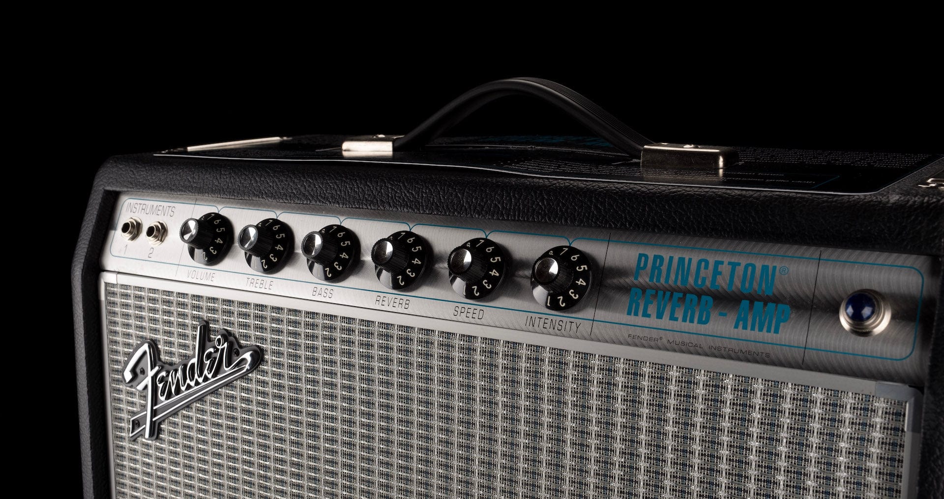 Pre Owned Fender ’68 Custom Princeton Reverb with Warehouse Speaker Guitar Amp Combo - Image 3