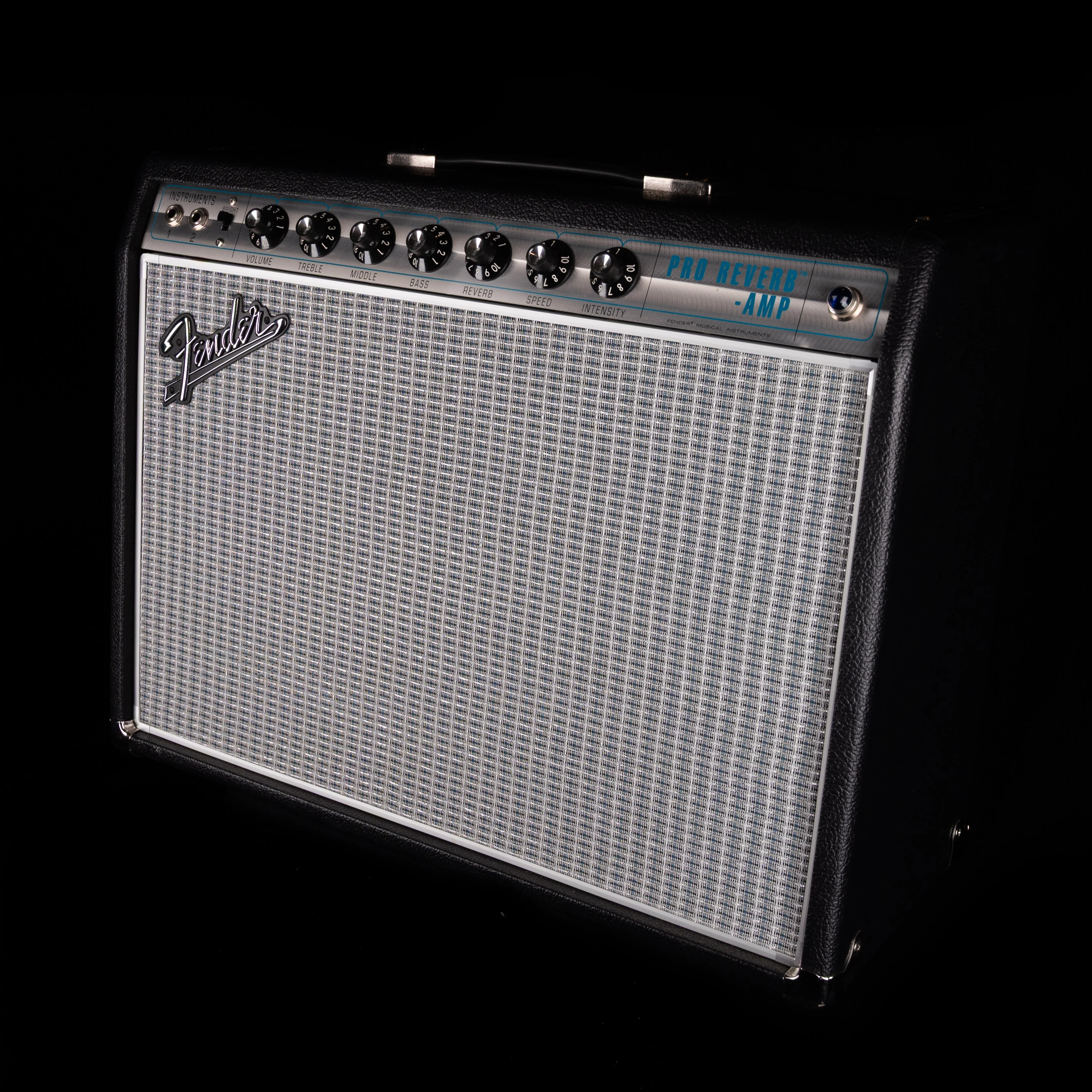 Pre-Owned Fender '68 Custom Pro Reverb Guitar Amp Alessandro Mods with Tuki Cover - Image 4