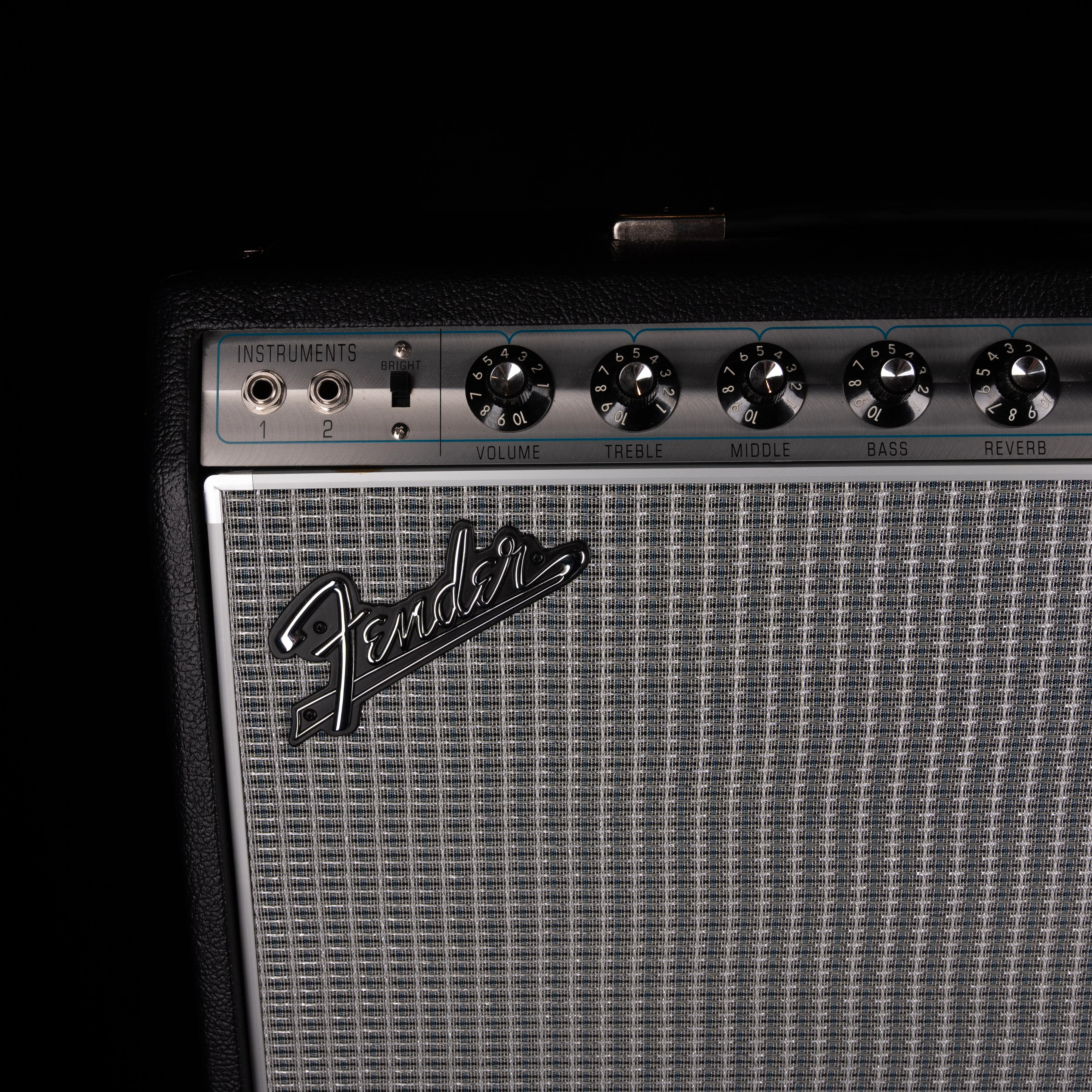 Pre-Owned Fender '68 Custom Pro Reverb Guitar Amp Alessandro Mods with Tuki Cover - Image 5