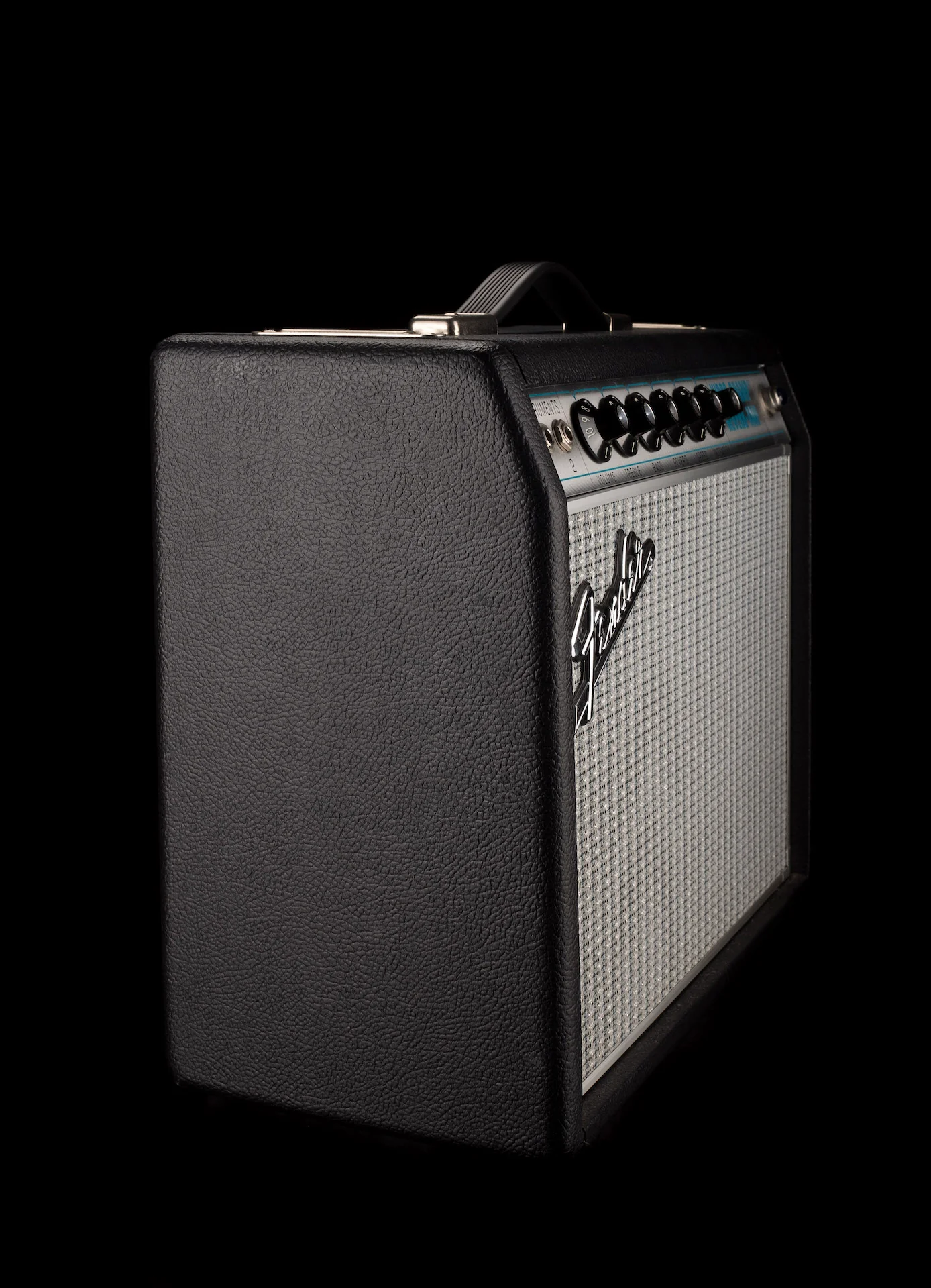 Pre Owned Fender 68 Custom Pro Vibro Champ Reverb Black Guitar Amp Combo - Image 7