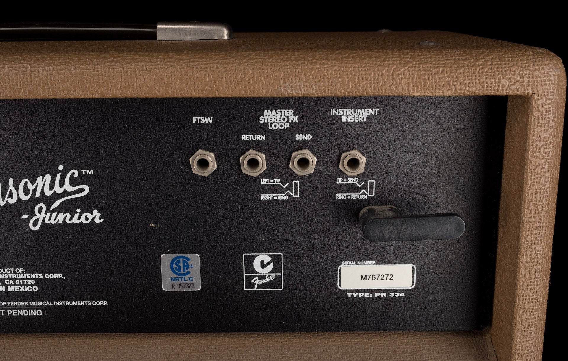 Pre Owned Fender Acoustasonic Junior Brown Guitar Amp Combo - Image 10