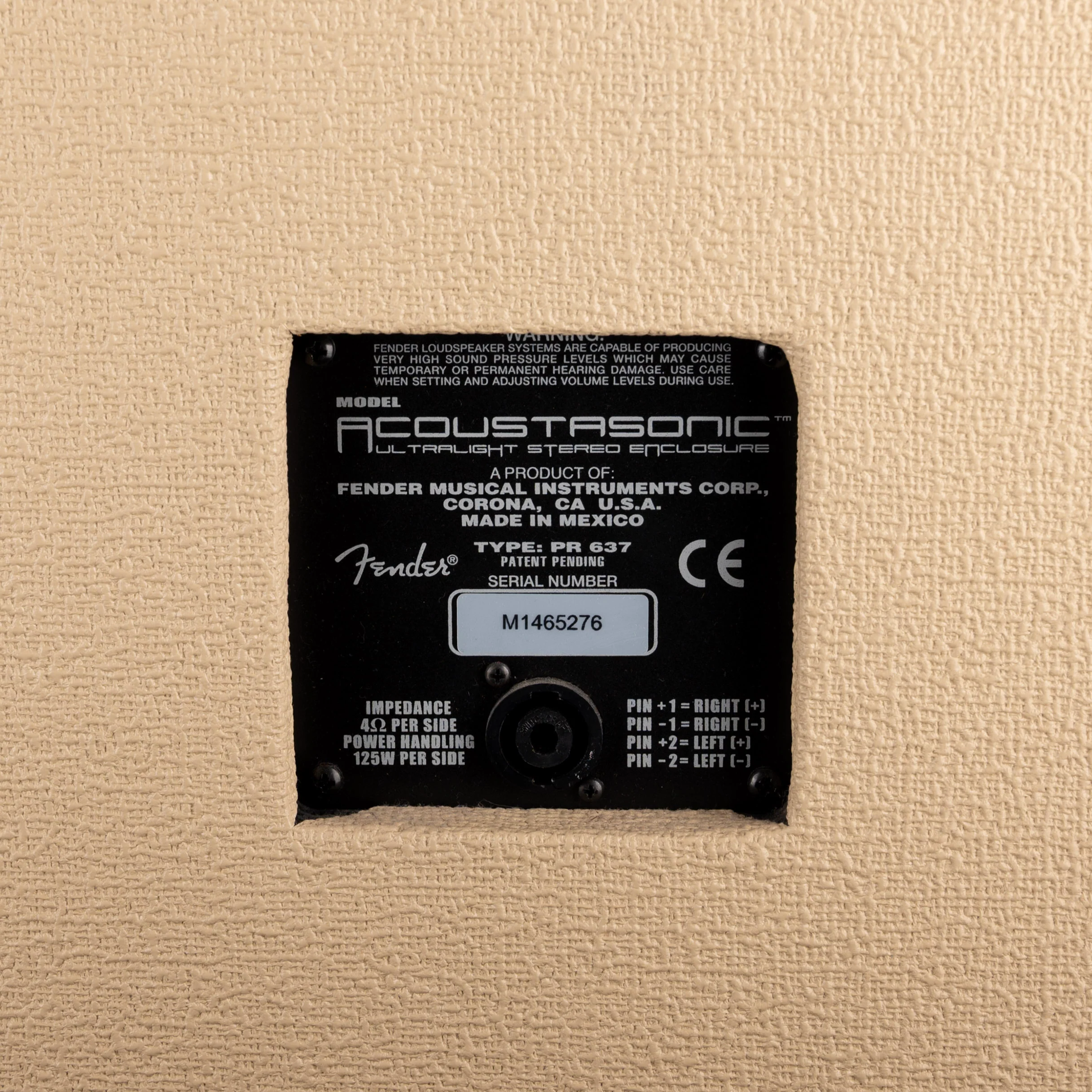 Pre Owned Fender Acoustasonic Ultra Light Guitar Amp Head With 2x8" Ultra Light Cabinet - Image 14