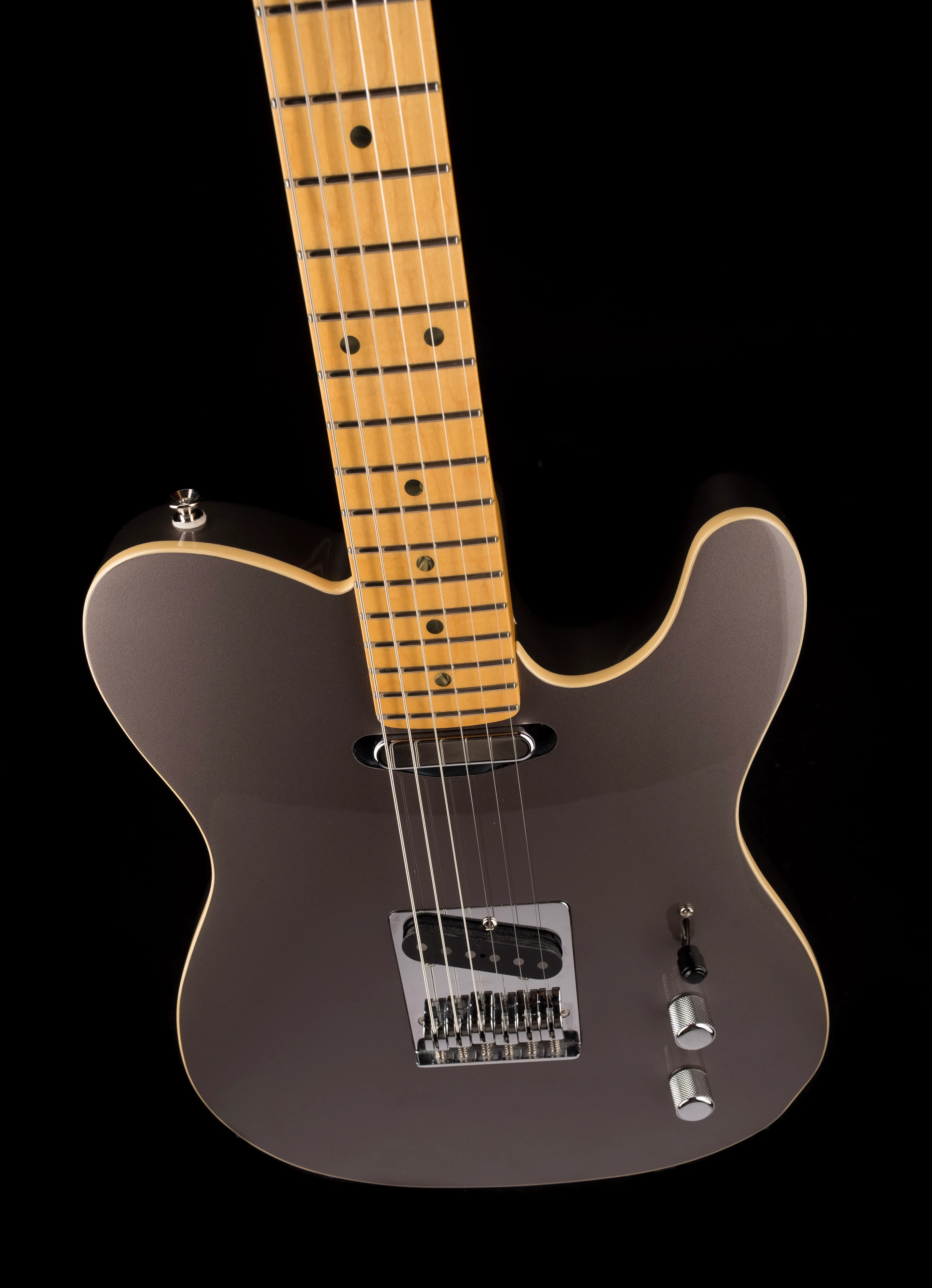Pre Owned Fender Aerodyne Special Telecaster Dolphin Gray Metallic With Gig Bag - Image 4